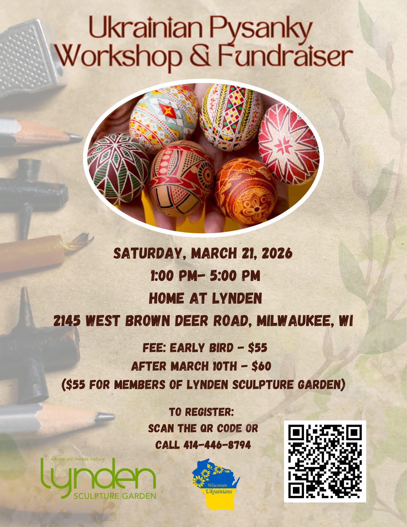 Ukrainian Pysanky Workshop &amp; Fundraiser
