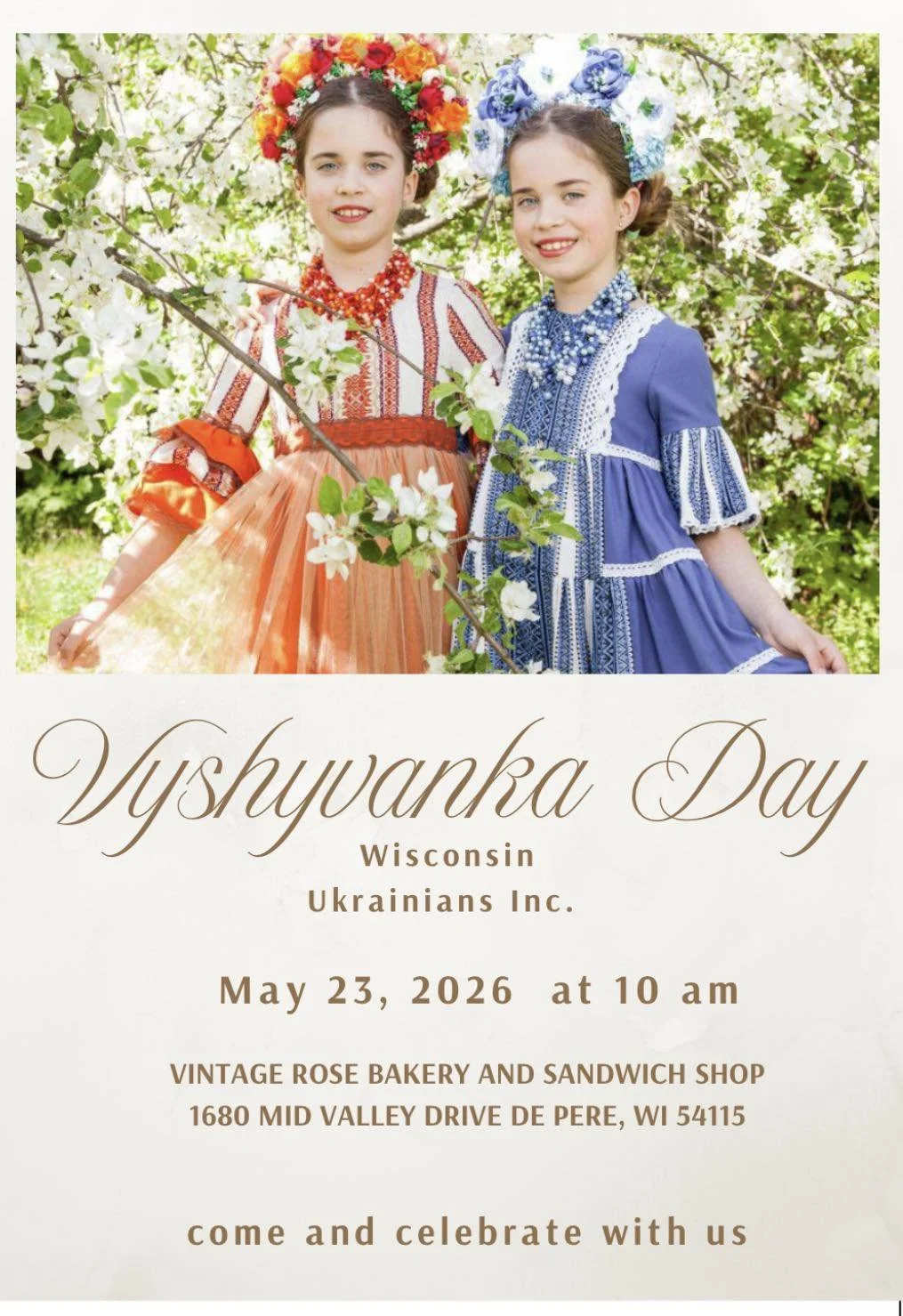 Vyshyvanka Day Gathering  — Green Bay Area