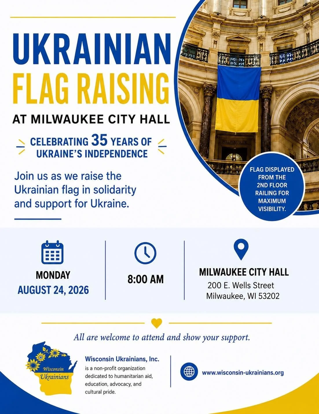 Ukrainian Frag-Raising Ceremony