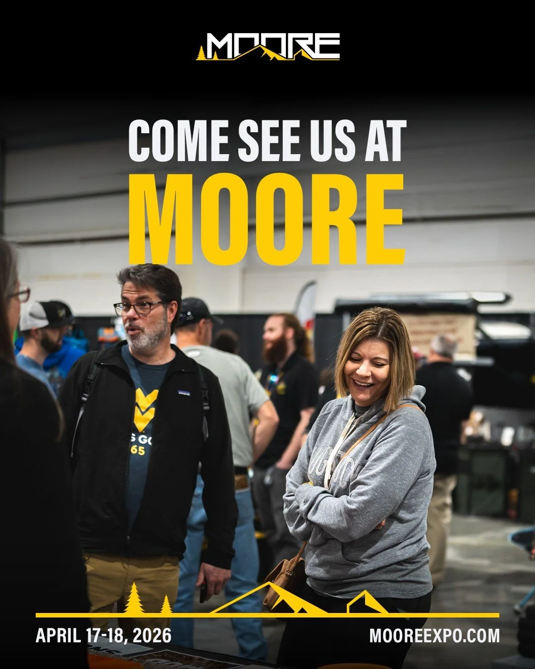 Who's coming to The MOORE Expo? We will be there slinging merch all weekend long! Make sure you swing by our booth to purchase your official MOORE merch as well as merchandise from your favorite Storytellers.

**PRO TIP: Hit us up first thing on Frid