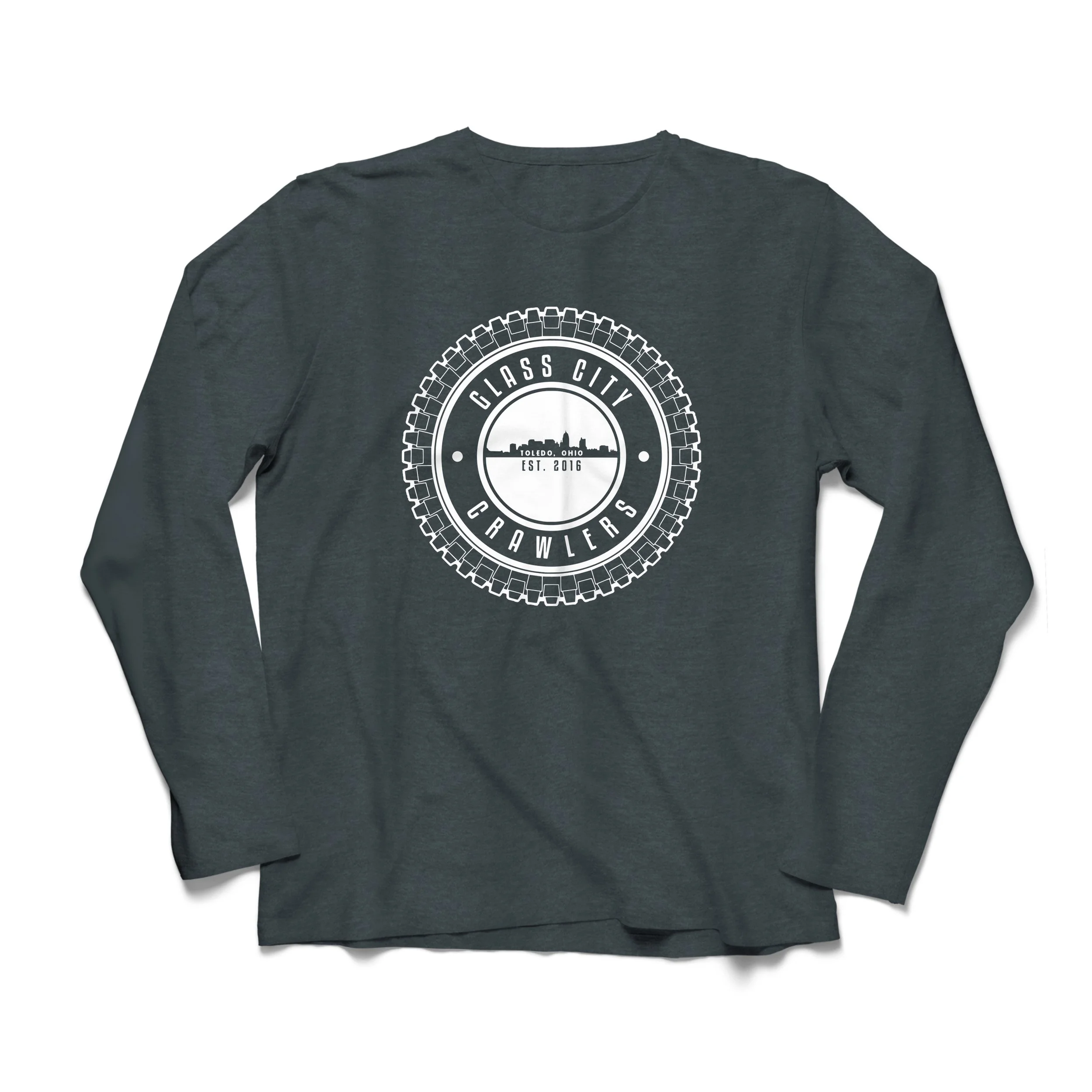 GCC "White Logo" LS Tee