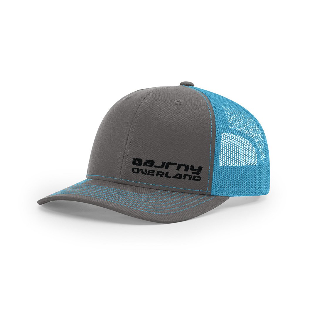 2JRNY-BlackLogoHat-CharcoalNeonBlue.jpg