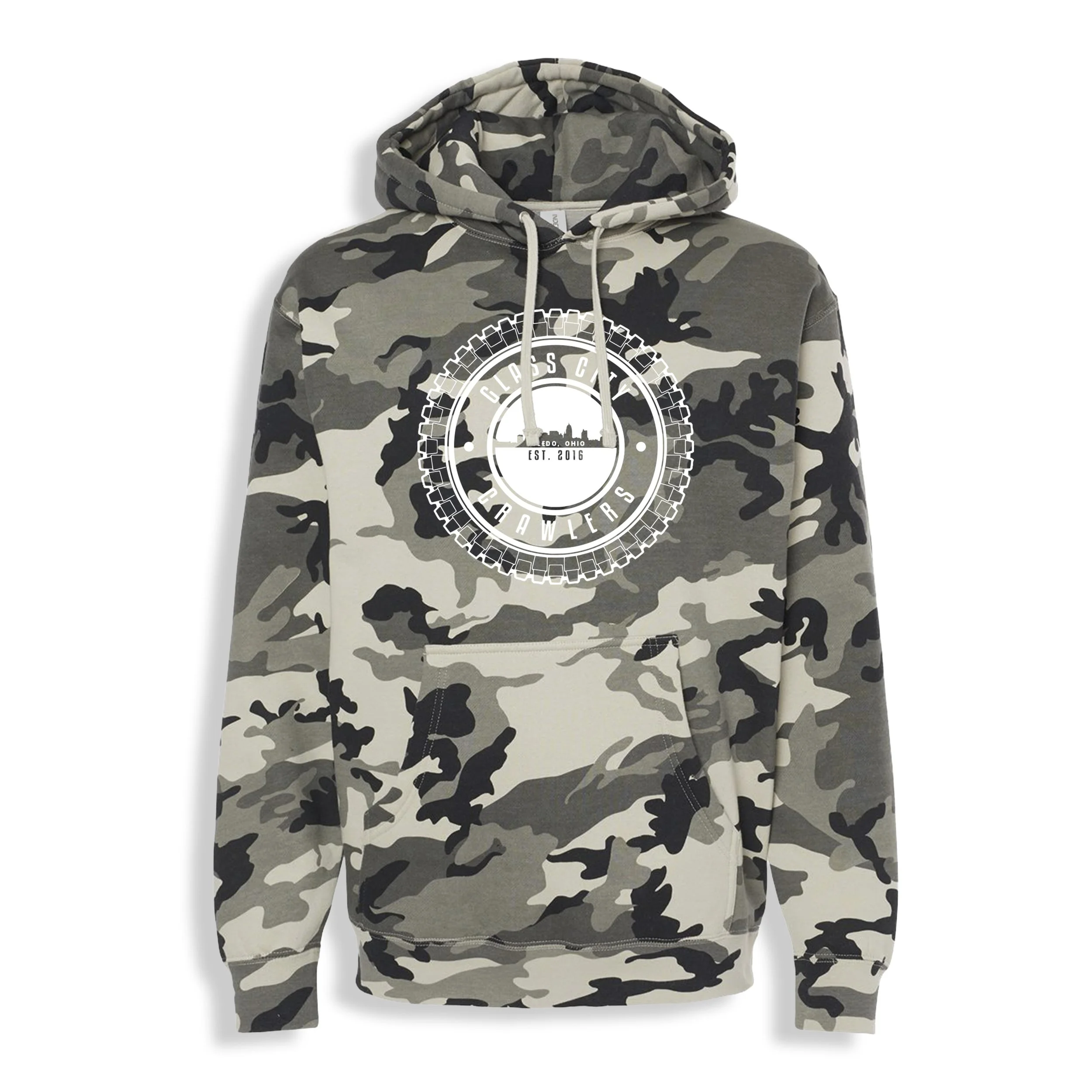 GCC "White Logo" Camo Hoodie