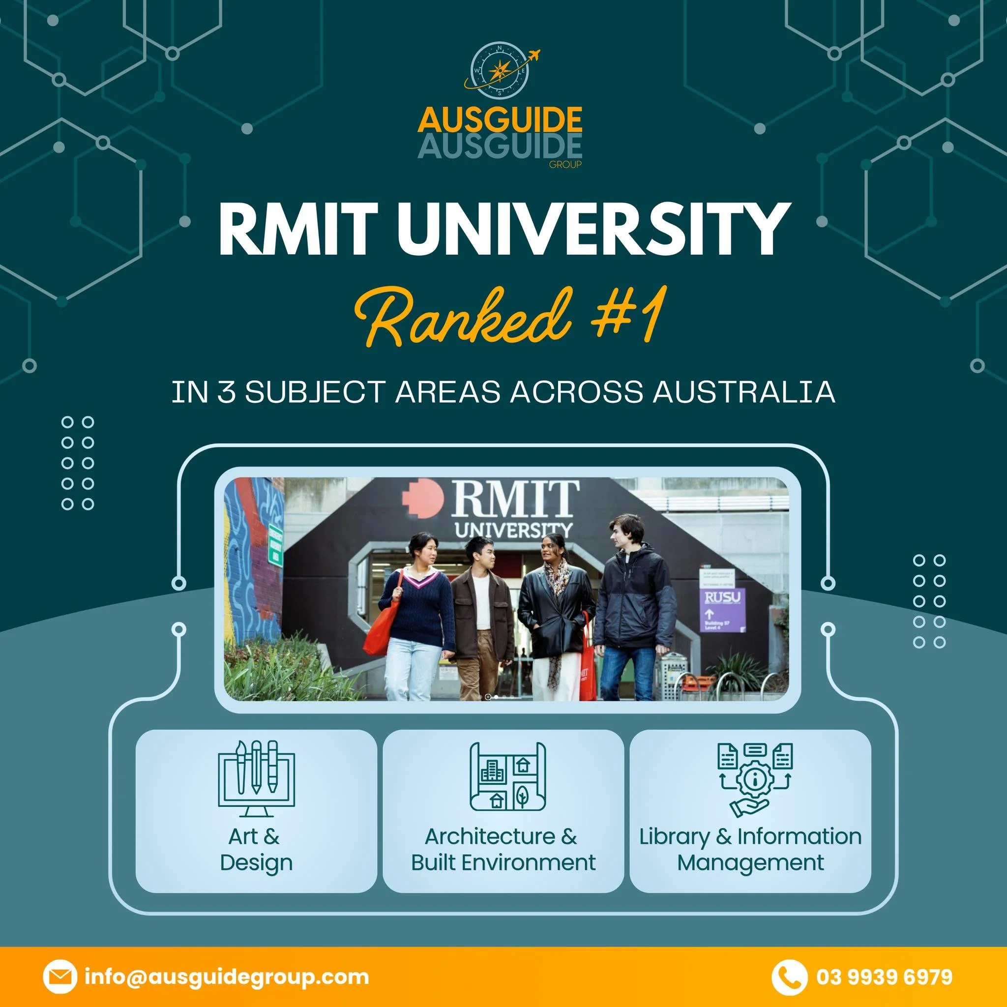 BIG WIN FOR FUTURE CREATIVES: RMIT UNIVERSITY RANKED #1 IN 3 SUBJECT AREAS ACROSS AUSTRALIA