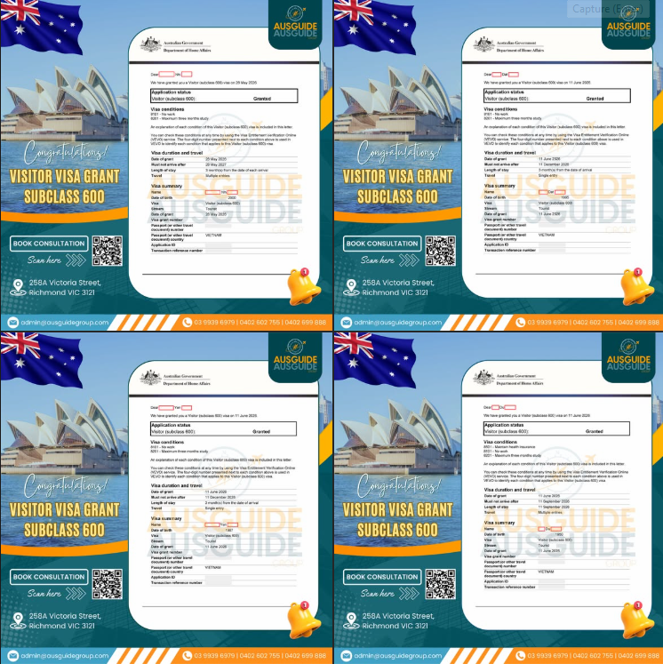HEADING TO AUSTRALIA FOR A FAMILY WEDDING – 4 VISITOR VISAS GRANTED&nbsp;