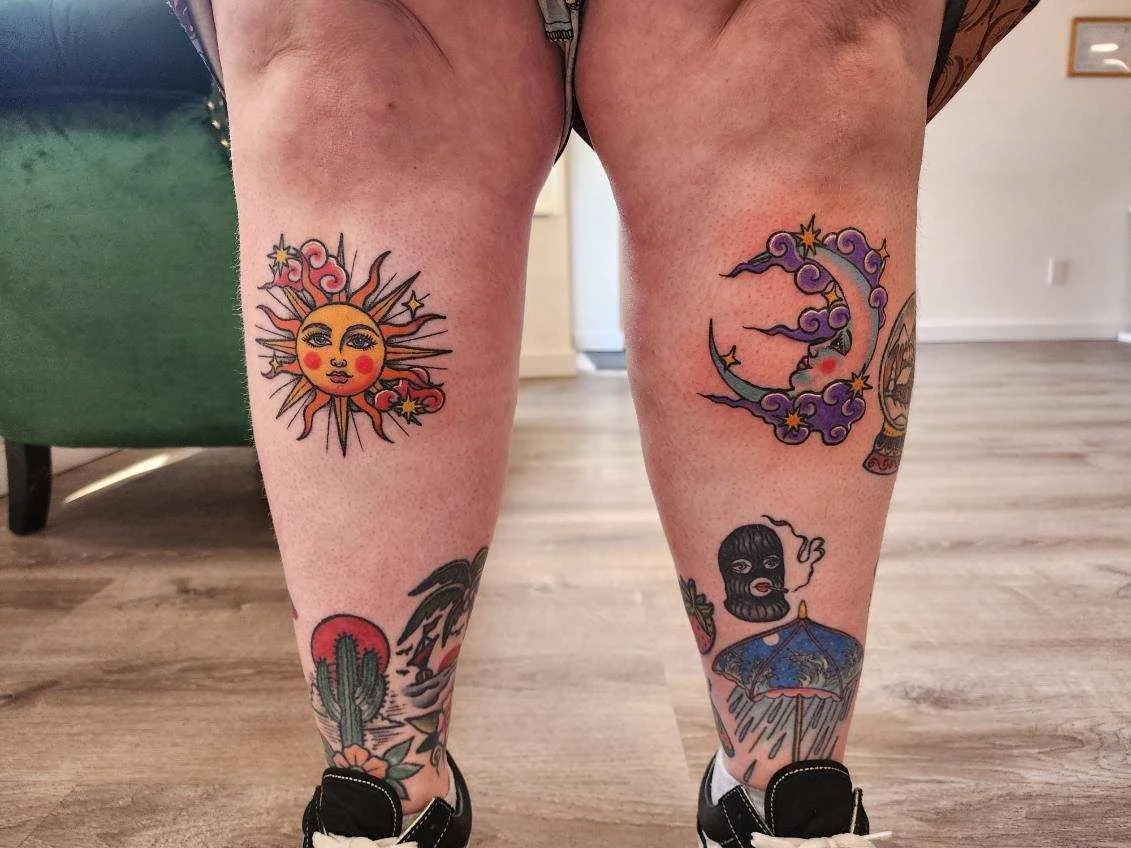 Moon Sun neo traditional tattoo neotraditional.JPG