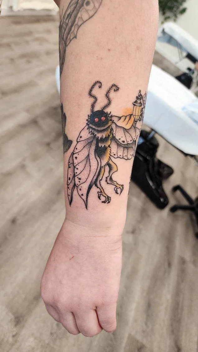 Moth Traditional Tattoo