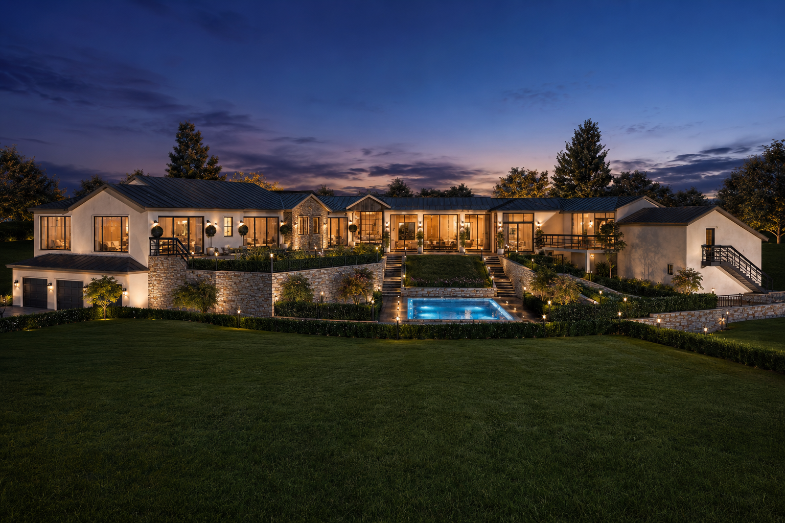 Modern Farmhouse Mansion