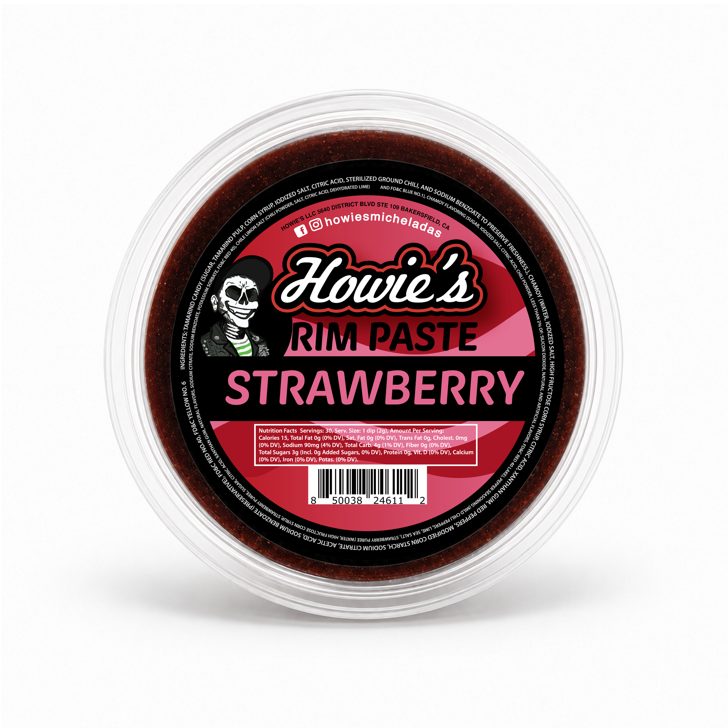 Strawberry Rim Paste