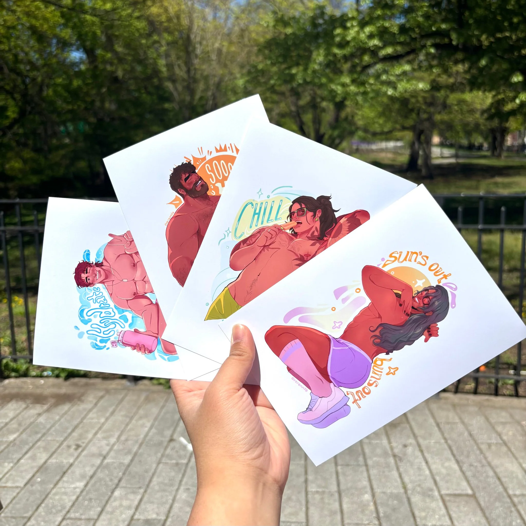 [OC] Thirsty Pinup Prints
