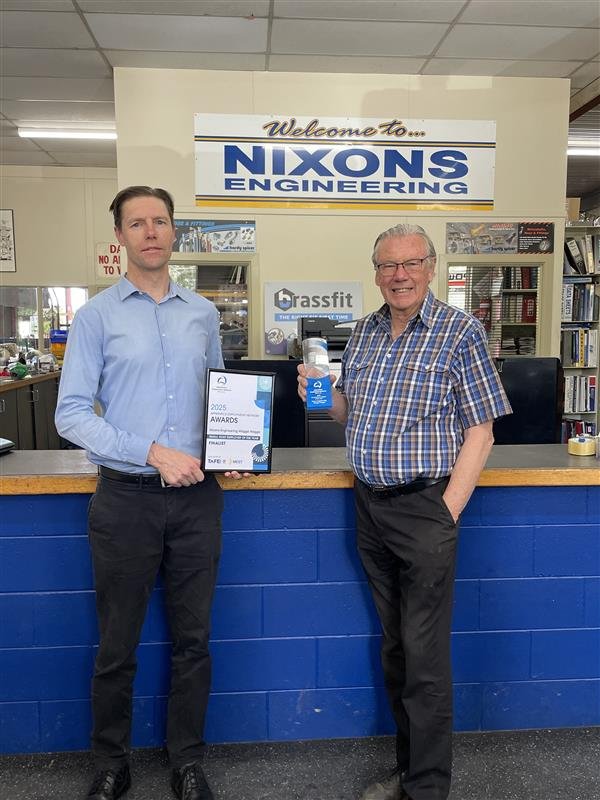 π Congratulations to Nixons Engineering Wagga!
We are thrilled to share that Nixons has won the Apprentice Employment Network NSW & ACT 2025 Award - Small Host Employer of the Year!
As a valued host employer for over two decades, Nixons has tr