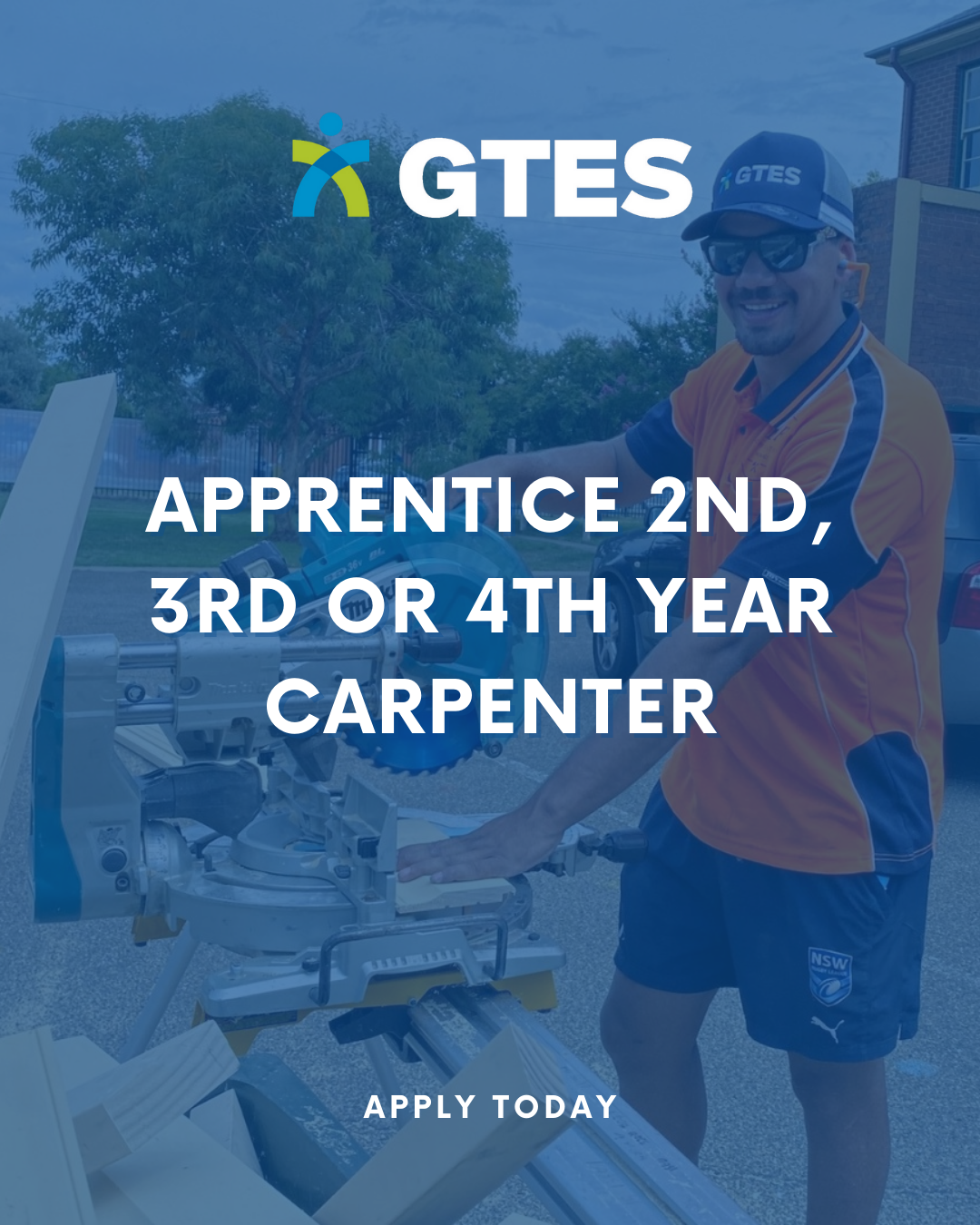 Apprentice 2nd, 3rd or 4th Year Carpenter