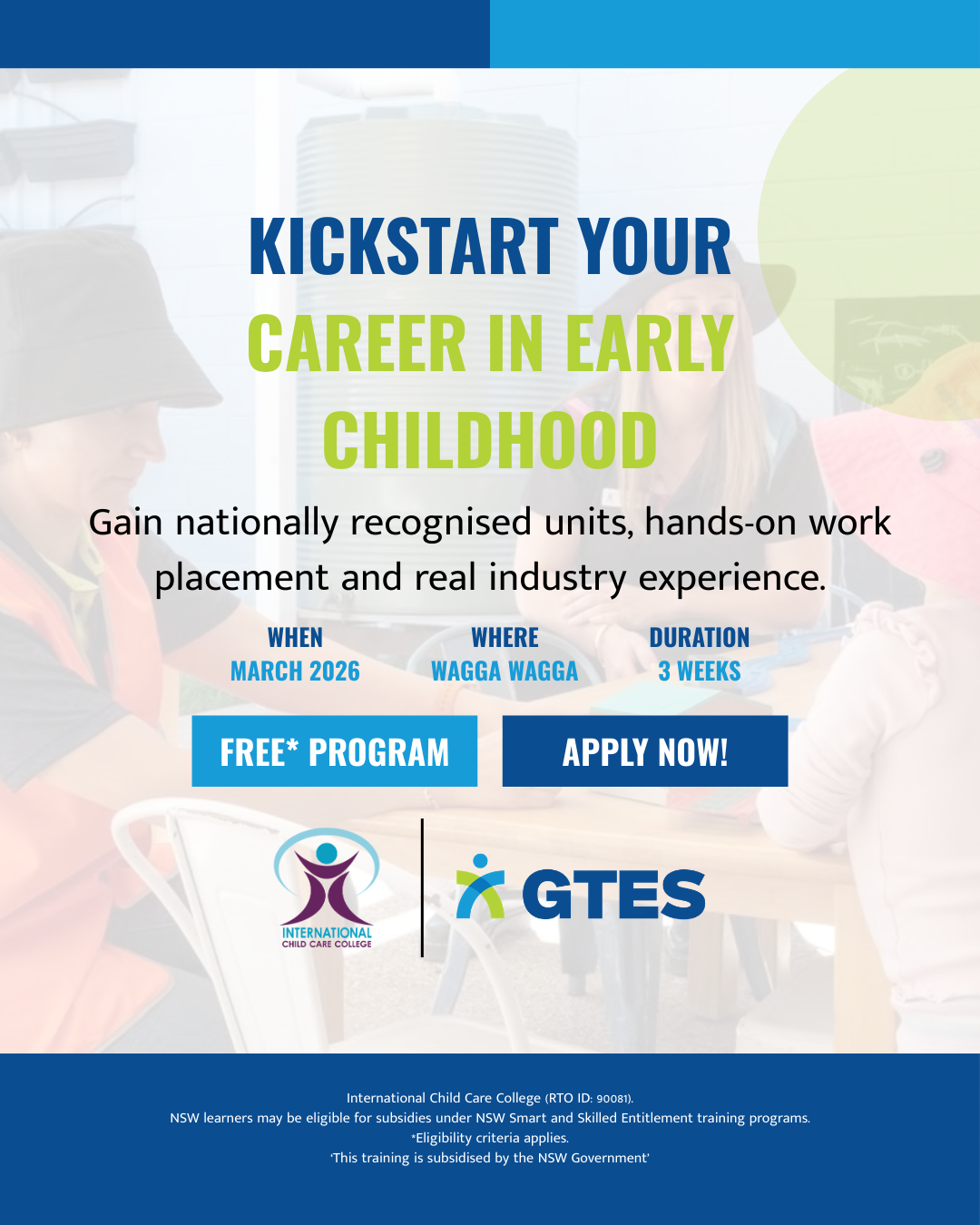 Childcare Pre-Traineeship