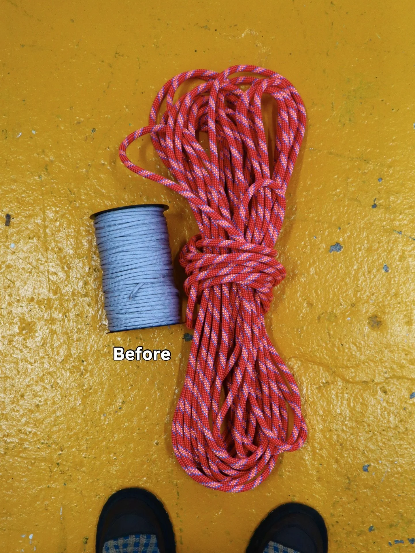 THE MATERIALS VS THE PRODUCT // mostly, more or less, probably, always rope.