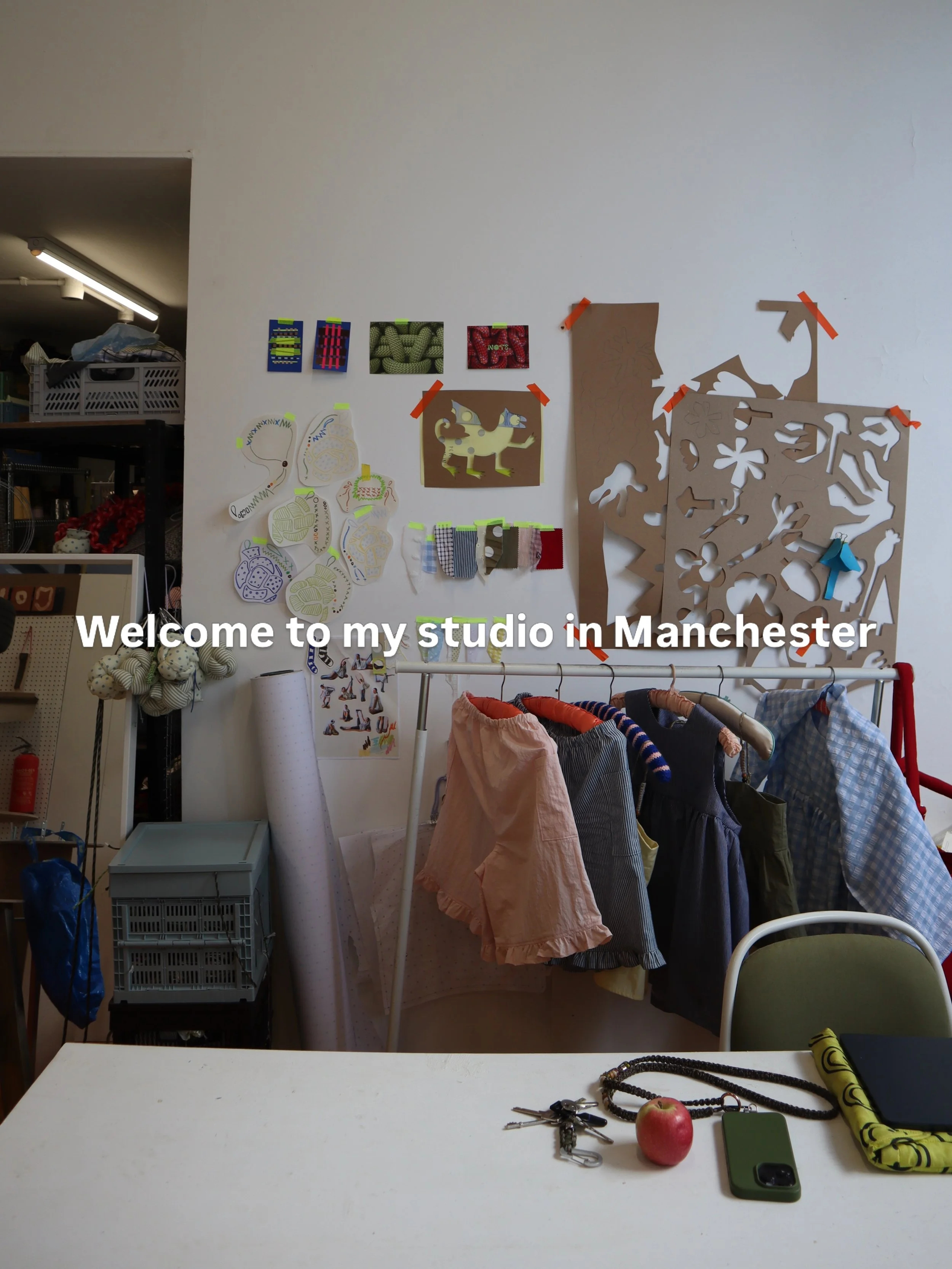 STUDIO TOUR // My studio is at @altogetherotherwise in Manchester ✨💚 it&rsquo;s been 2 years here and 4 different studios here 😎
