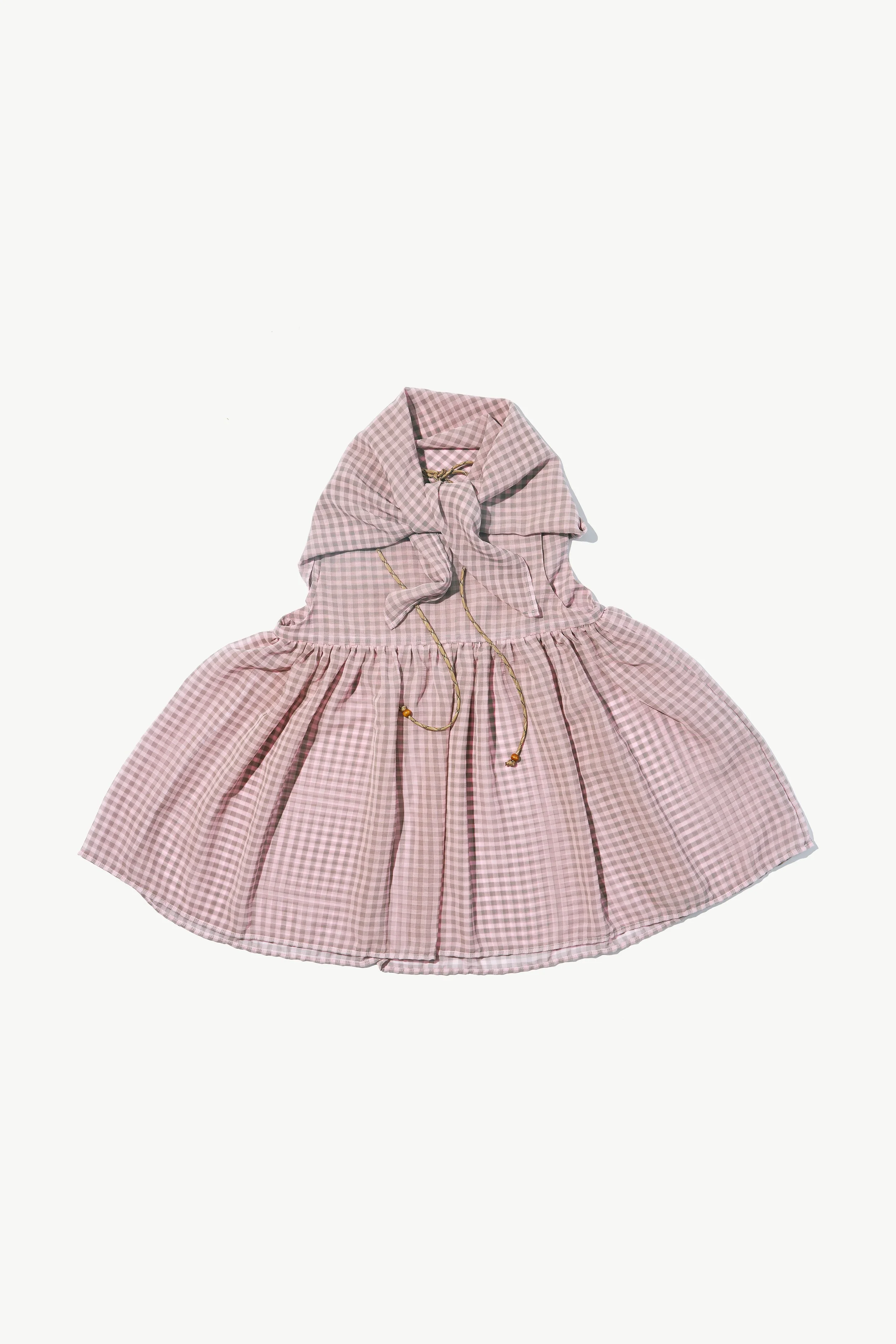 THRILLS TOP - SHEER GINGHAM