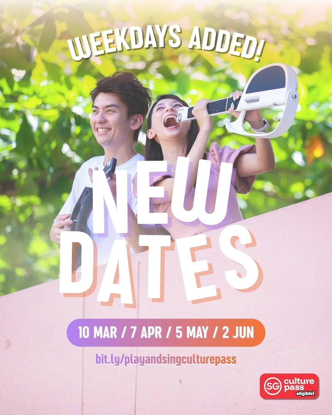 Comment &ldquo;CULTURE&rdquo; to get the link for our Smart Guitar workshops! *SG Culture Pass eligible!*

Our @playandsinglikeapro workshop slots are sold out until April, so we decided to launch more weekday slots!

Are you coming? 😙