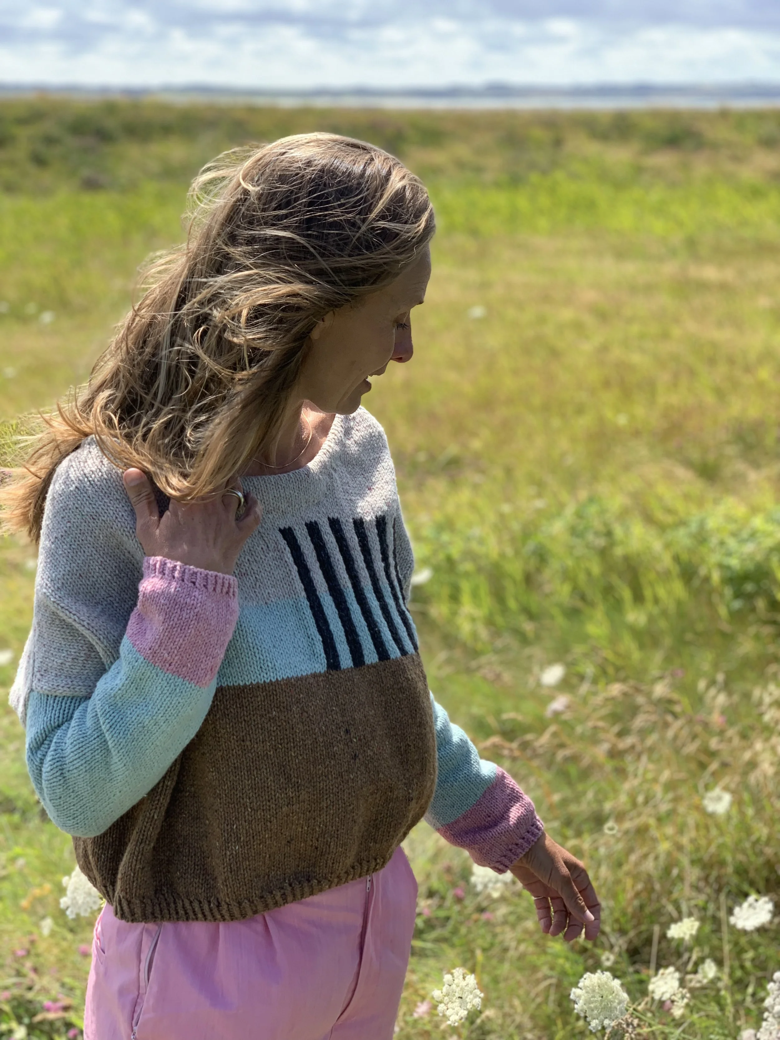 MØNSTRIK nr. 02 -Himmel Hav og Jord // Udsyn fra Brøndegårdsvej -opskrift