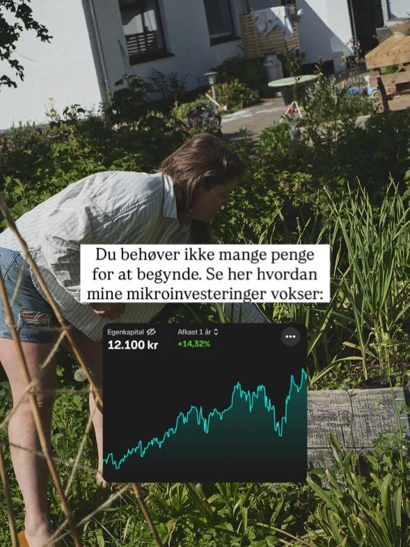 Du beh&oslash;ver ikke vente p&aring; &ldquo;det rigtige tidspunkt&rdquo; eller en stor opsparing for at komme i gang med at investere✨

Jeg startede sm&aring;t; med pant, sm&aring;salg og penge, jeg havde tilovers.

Og noget vildt skete: 

Mine peng