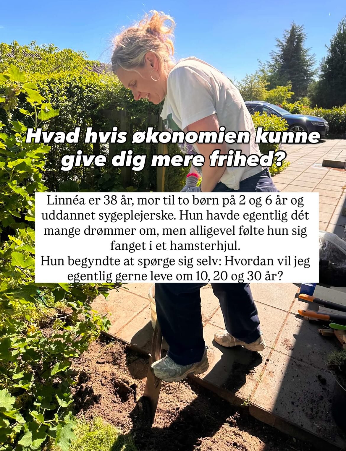 En sygeplejerskes fort&aelig;lling om at skabe mere frihed i sin &oslash;konomi💸

Linn&eacute;a havde ikke et &oslash;nske om at blive rig. Hun &oslash;nskede noget andet: mere tid, mere fleksibilitet og muligheden for en dag at kunne arbejde mindre