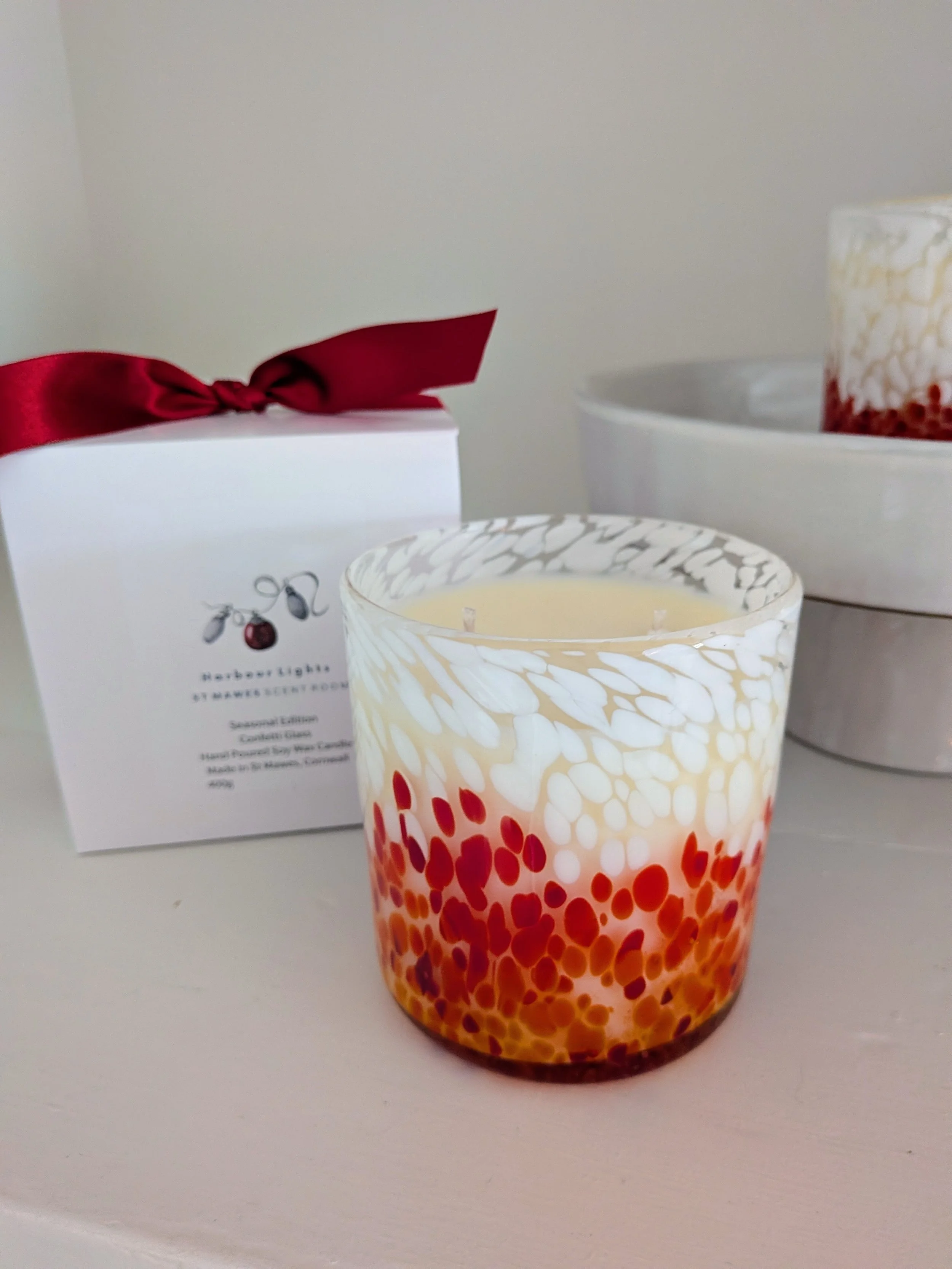 Harbour Lights Confetti Glass Two Wick Candle