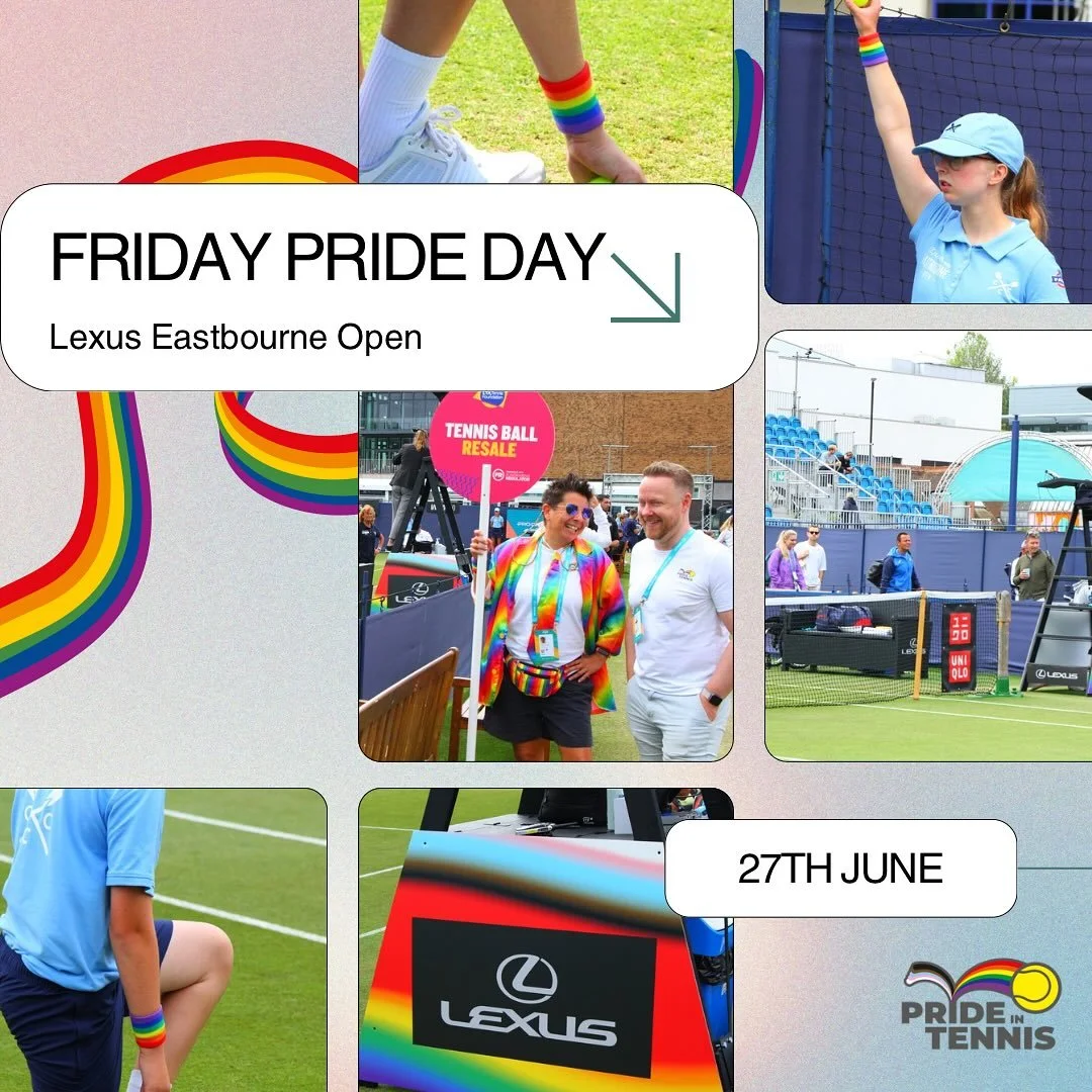 🎾🏳️&zwj;🌈 𝗙𝗿𝗶𝗱𝗮𝘆 𝗣𝗿𝗶𝗱𝗲 𝗗𝗮𝘆𝘀 - 27th June recap📷
 Love. Fun. And of course Pride. 🌈

#PrideInTennis #InclusionMatters #PrideDayFriday
#PrideMonth #Pride2025