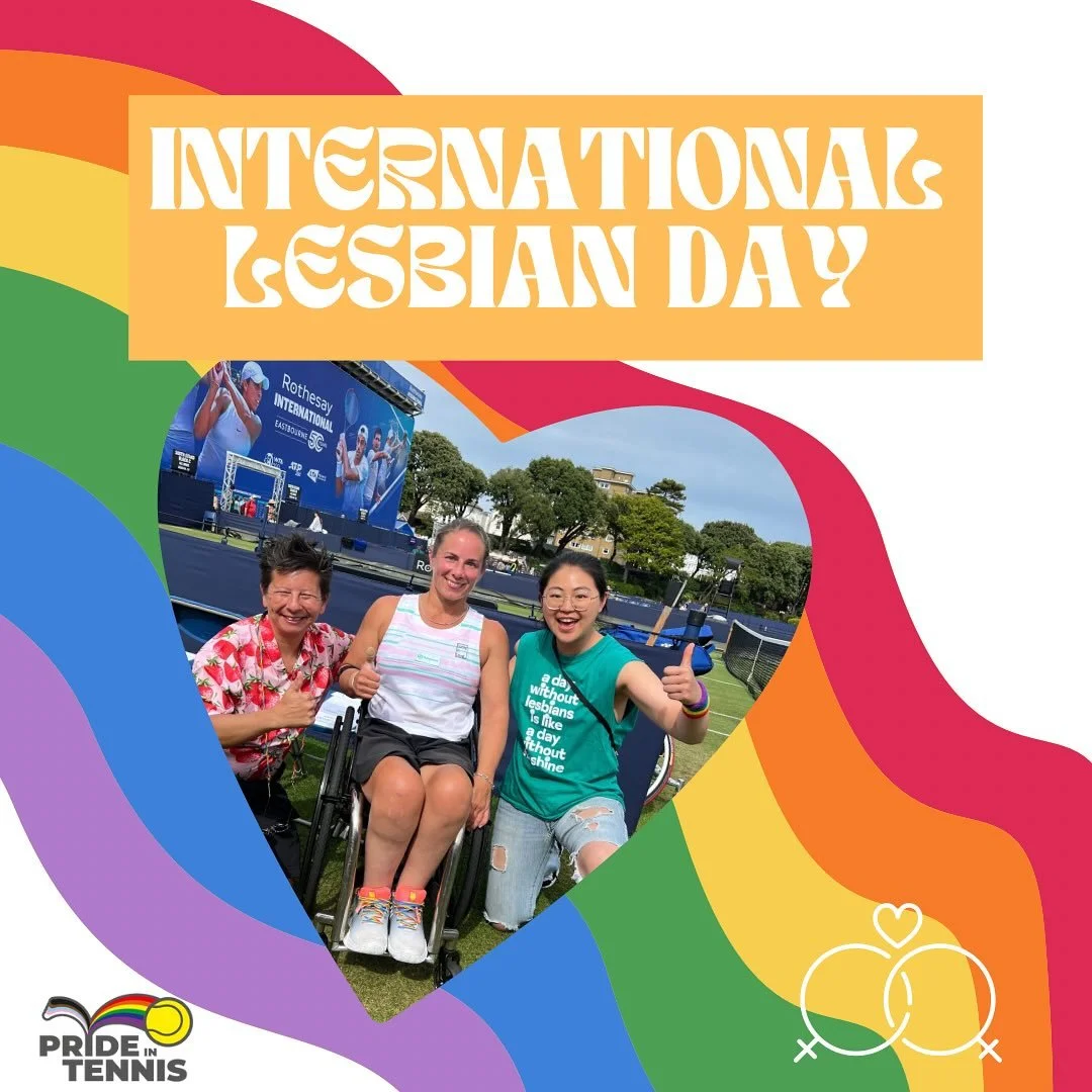 🏳️‍🌈 Today we celebrate International Lesbian Day — honoring the strength, visibility, and love of lesbian players, fans, and allies across our tennis community. 💪🎾
Let’s continue to rally for inclusion, equality, and pride &mdas