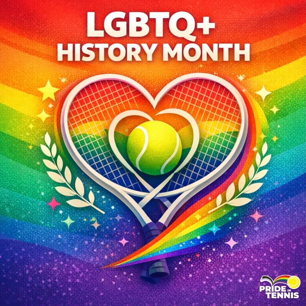 Our history made the game stronger.
Our pride makes the future brighter. 🎾🏳️&zwj;🌈

Celebrating LGBTQ+ History Month and the voices, victories, and visibility that continue to shape tennis.

#PrideInTennis #LGBTQHistoryMonth #PlayWithPride #inclus
