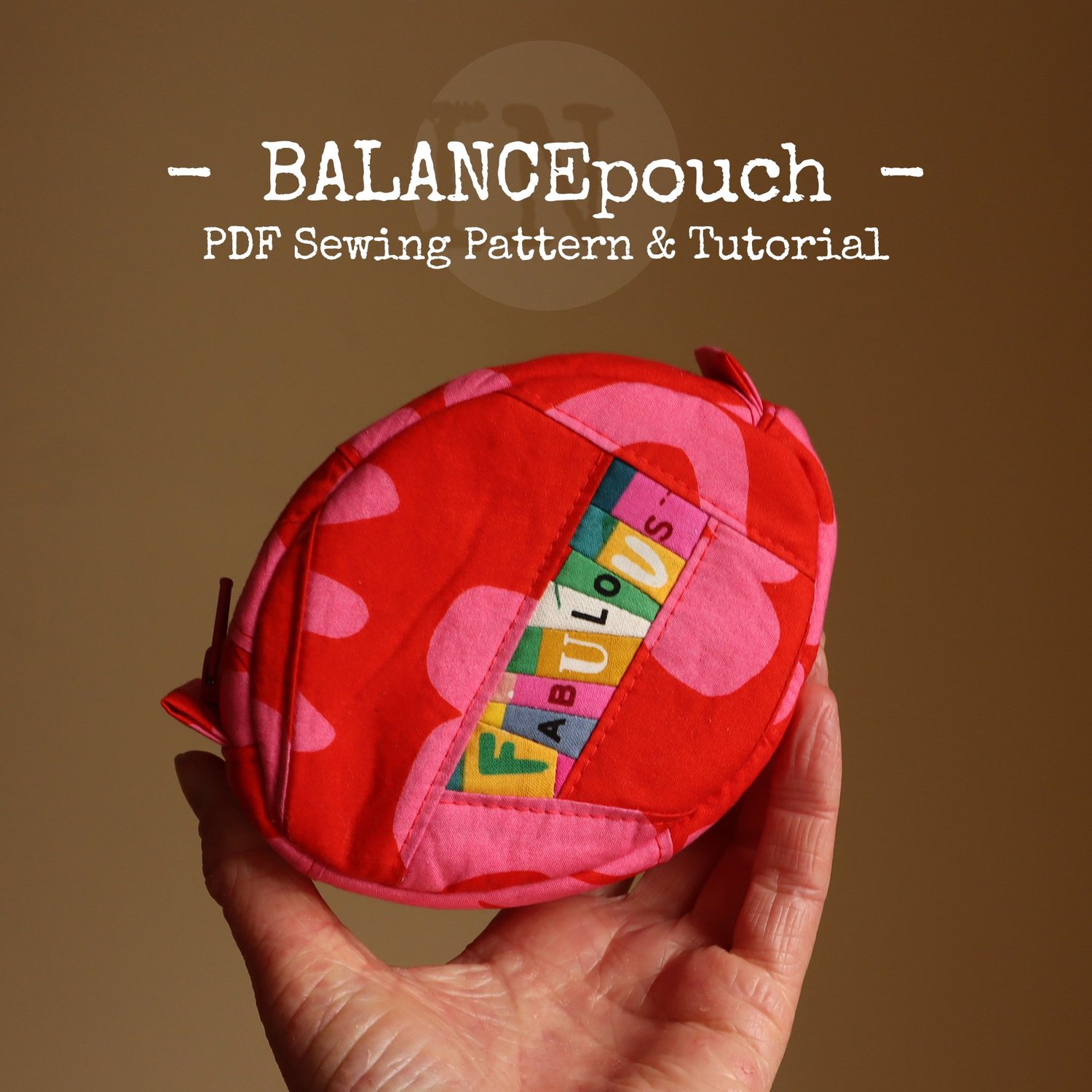 BALANCEpouch PDF Sewing Pattern — In Complete Stitches - Main Image