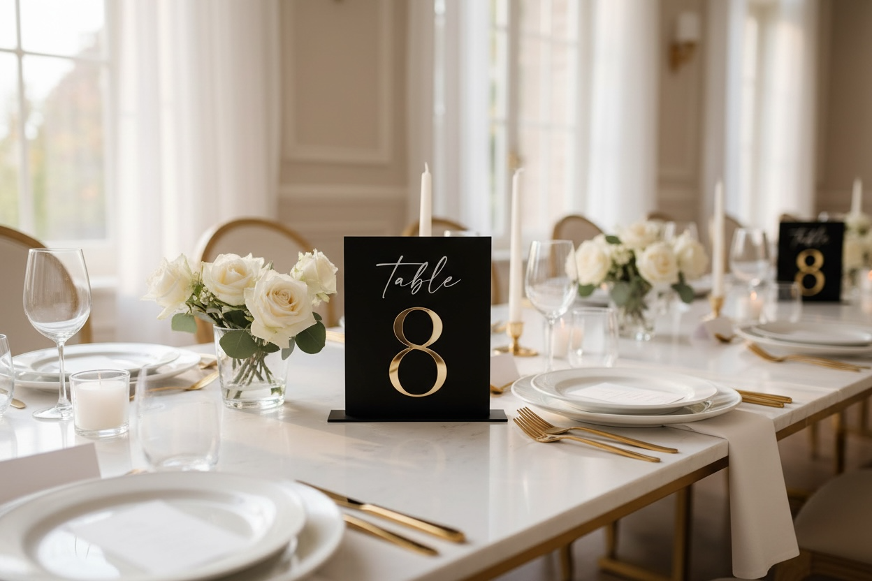 Acrylic Table Numbers