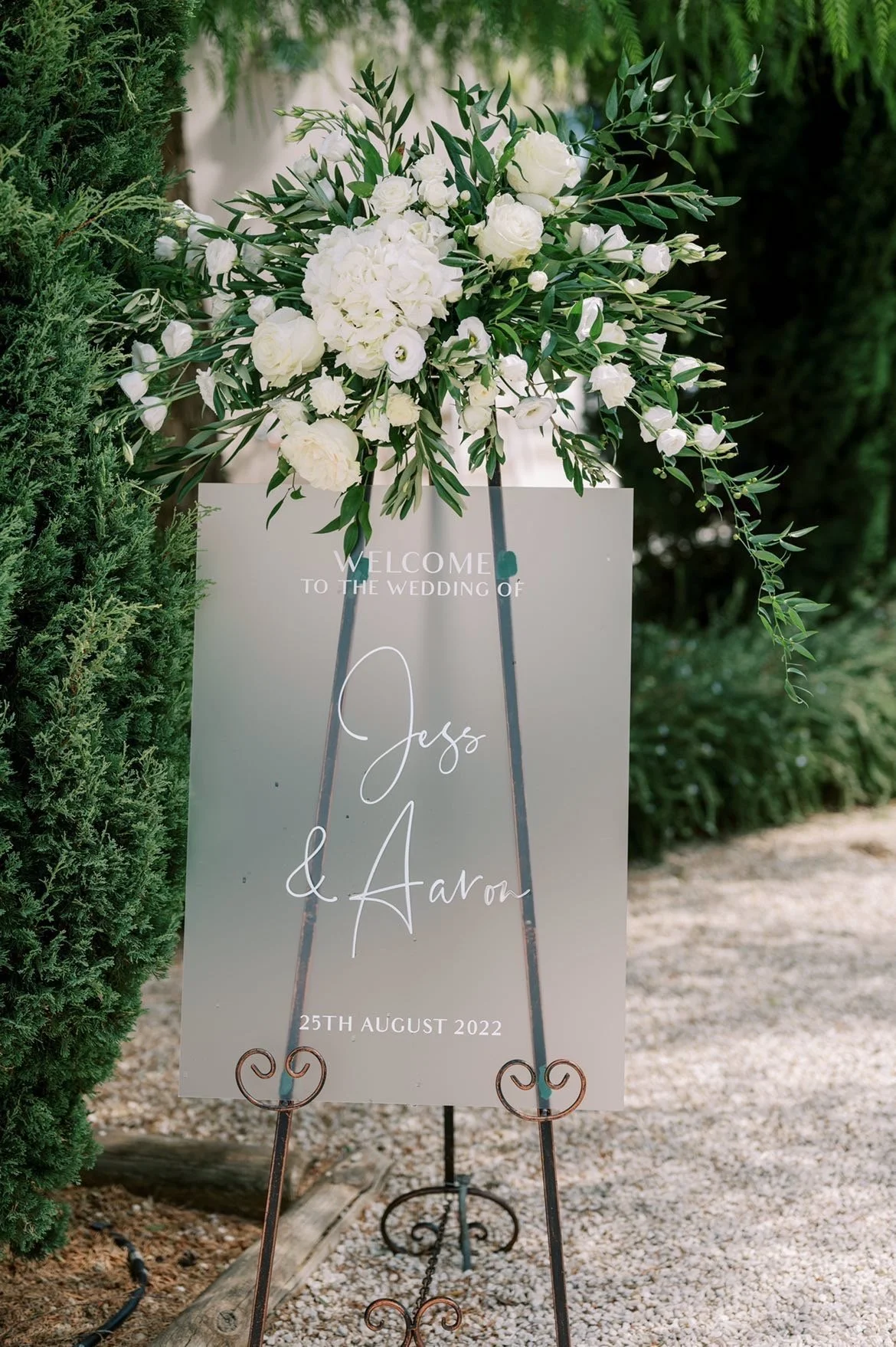 Wedding Welcome Sign - Rectangle — Rose Signage Co.