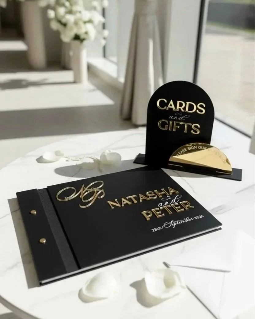 'Monogram' Duo Guestbook Set