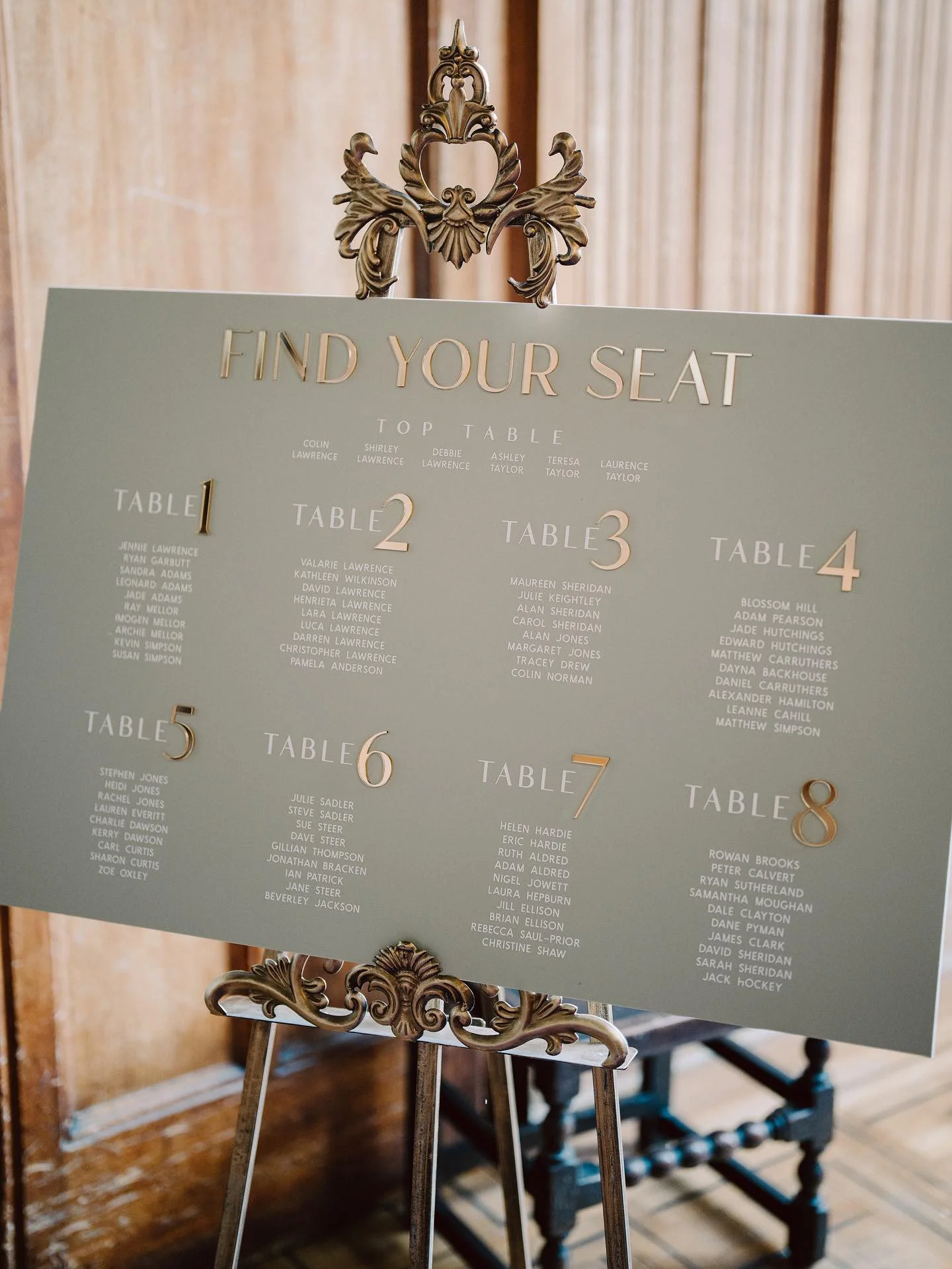 Rectangle Seating Plan