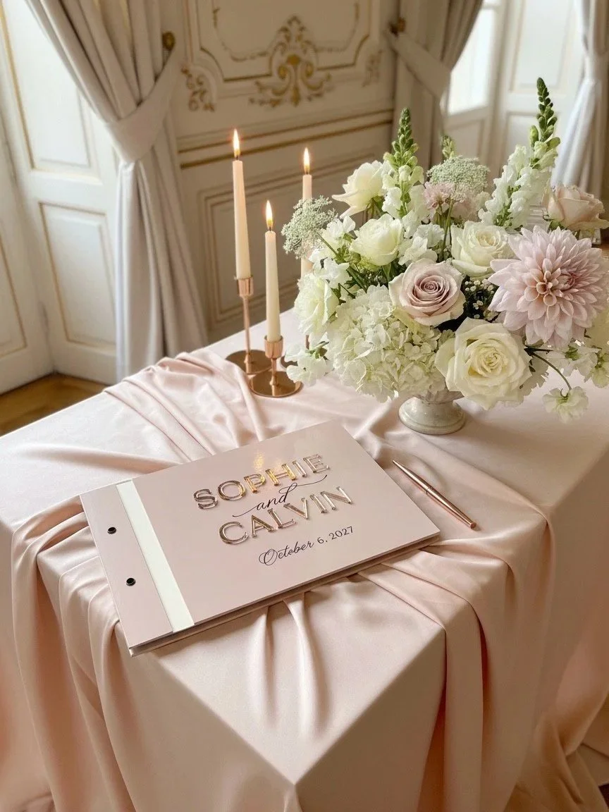 Acrylic Wedding Guestbook