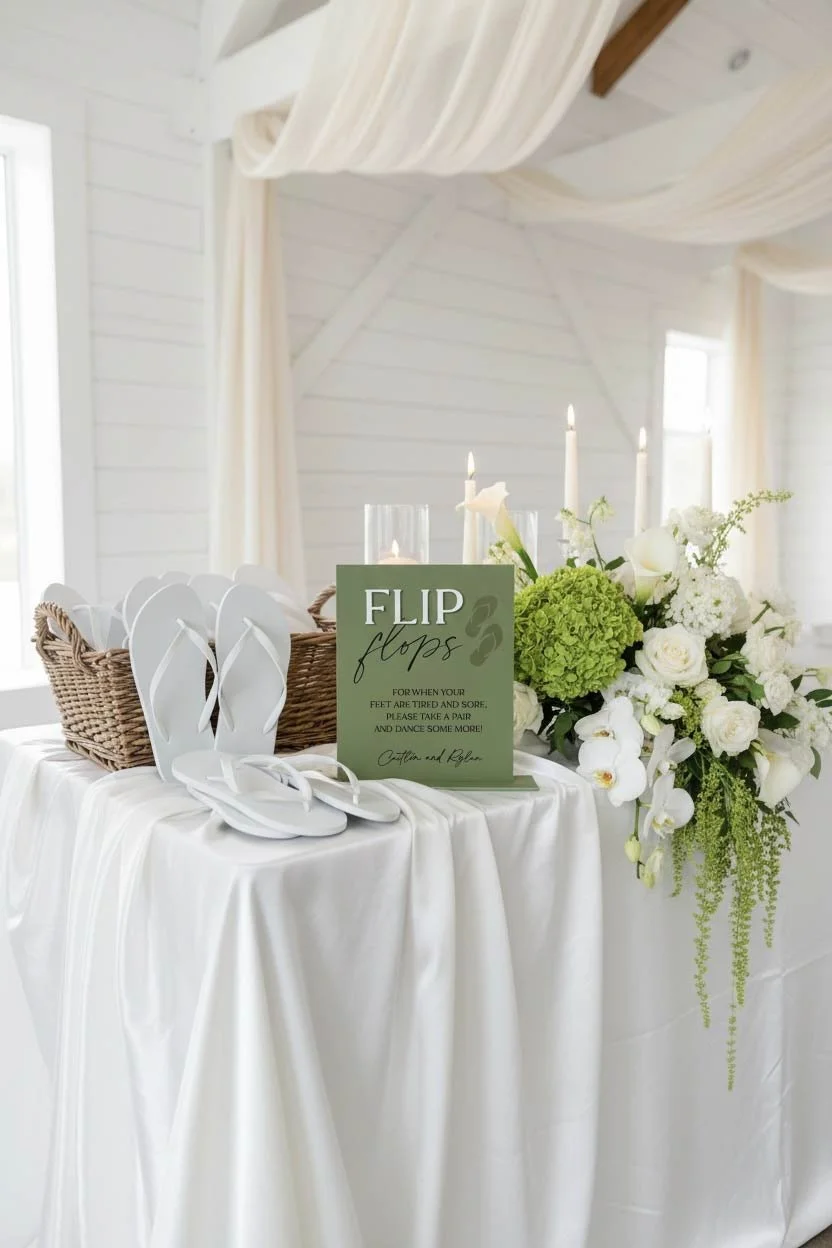 'Flip Flops' Sign A5