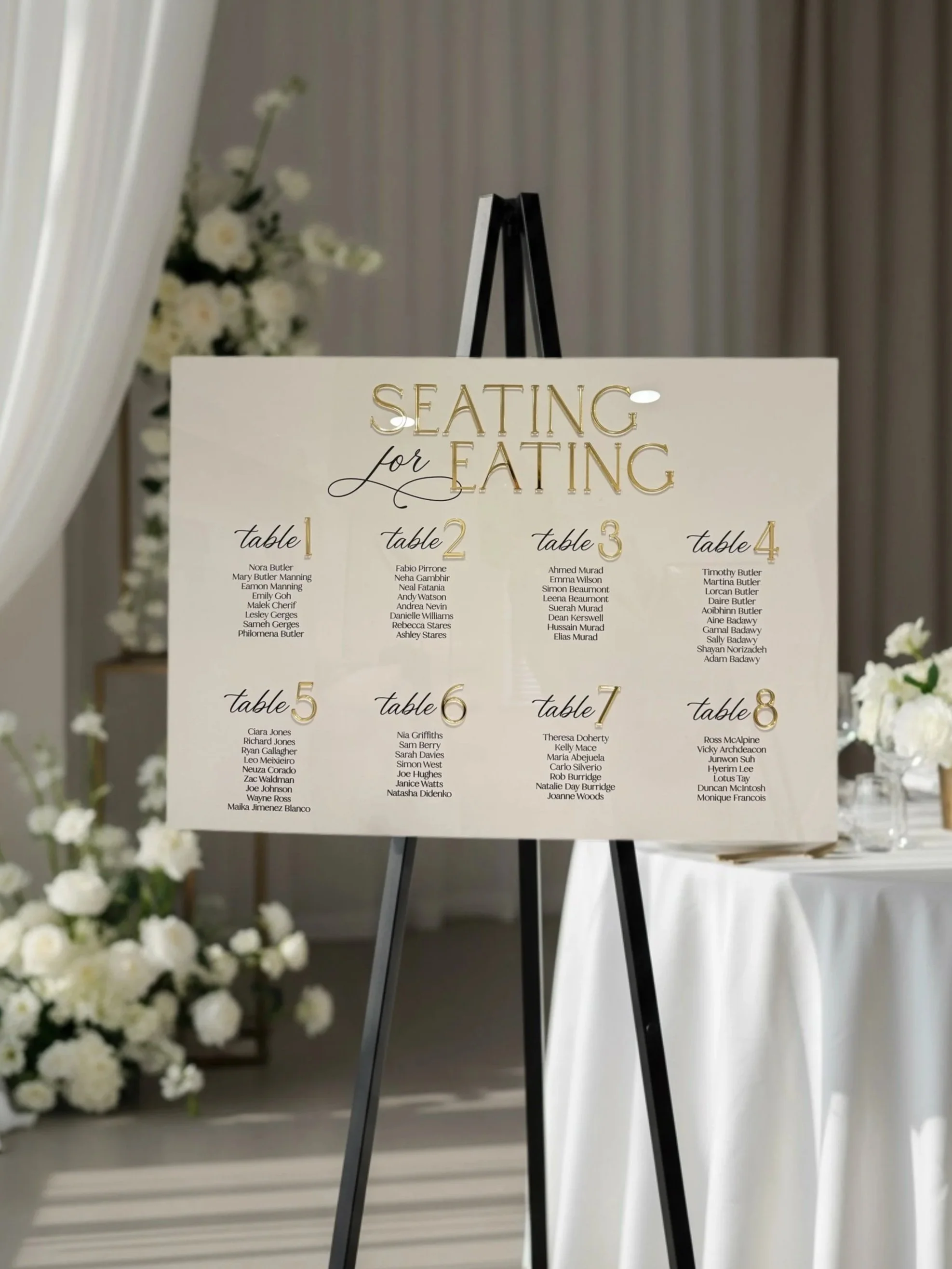 Rectangle Seating Plan