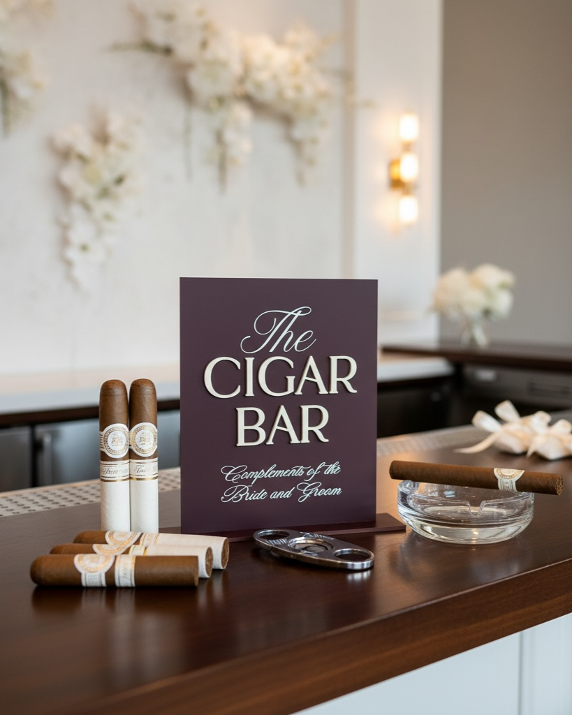 'Cigar Bar' Sign A5