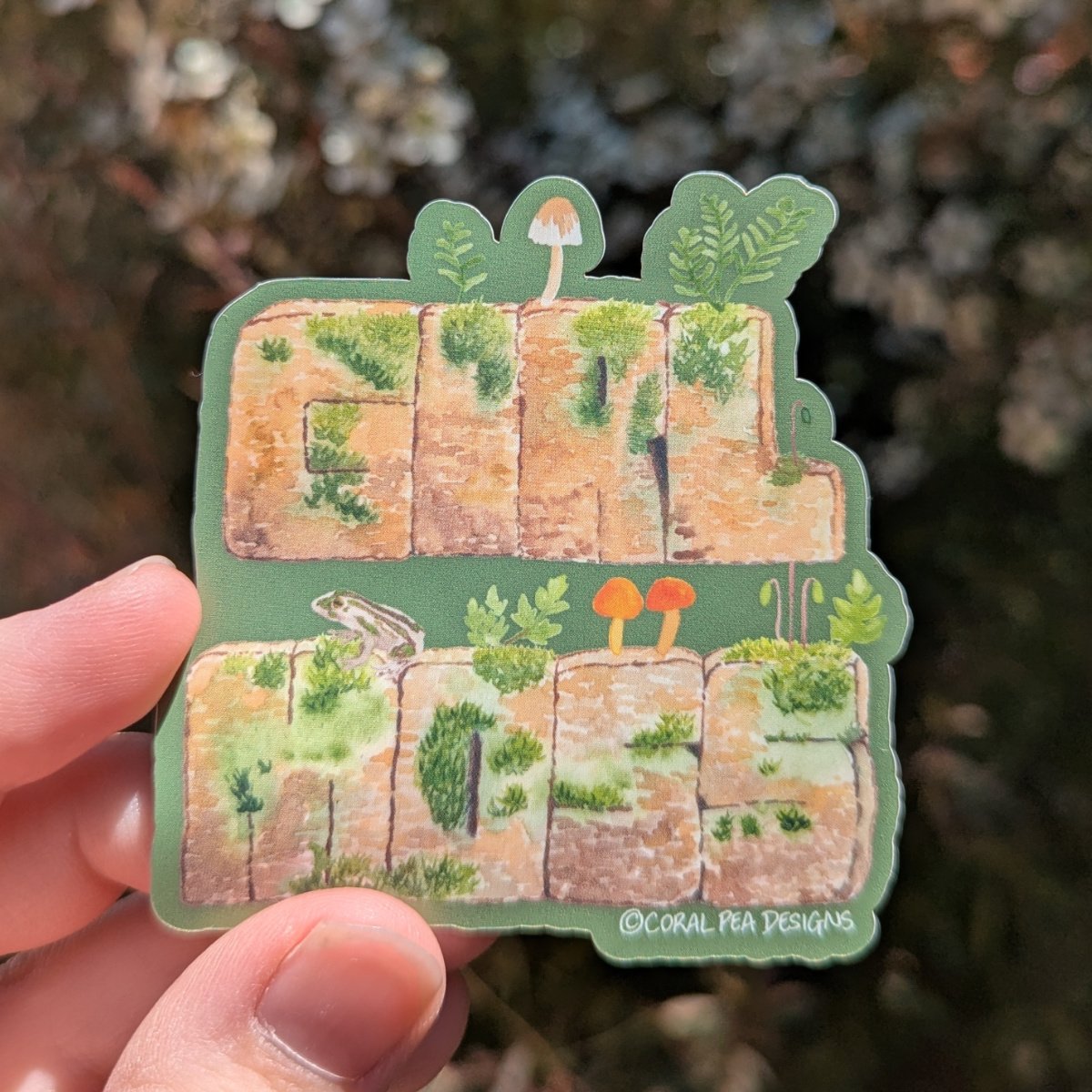 Girl Moss Sticker