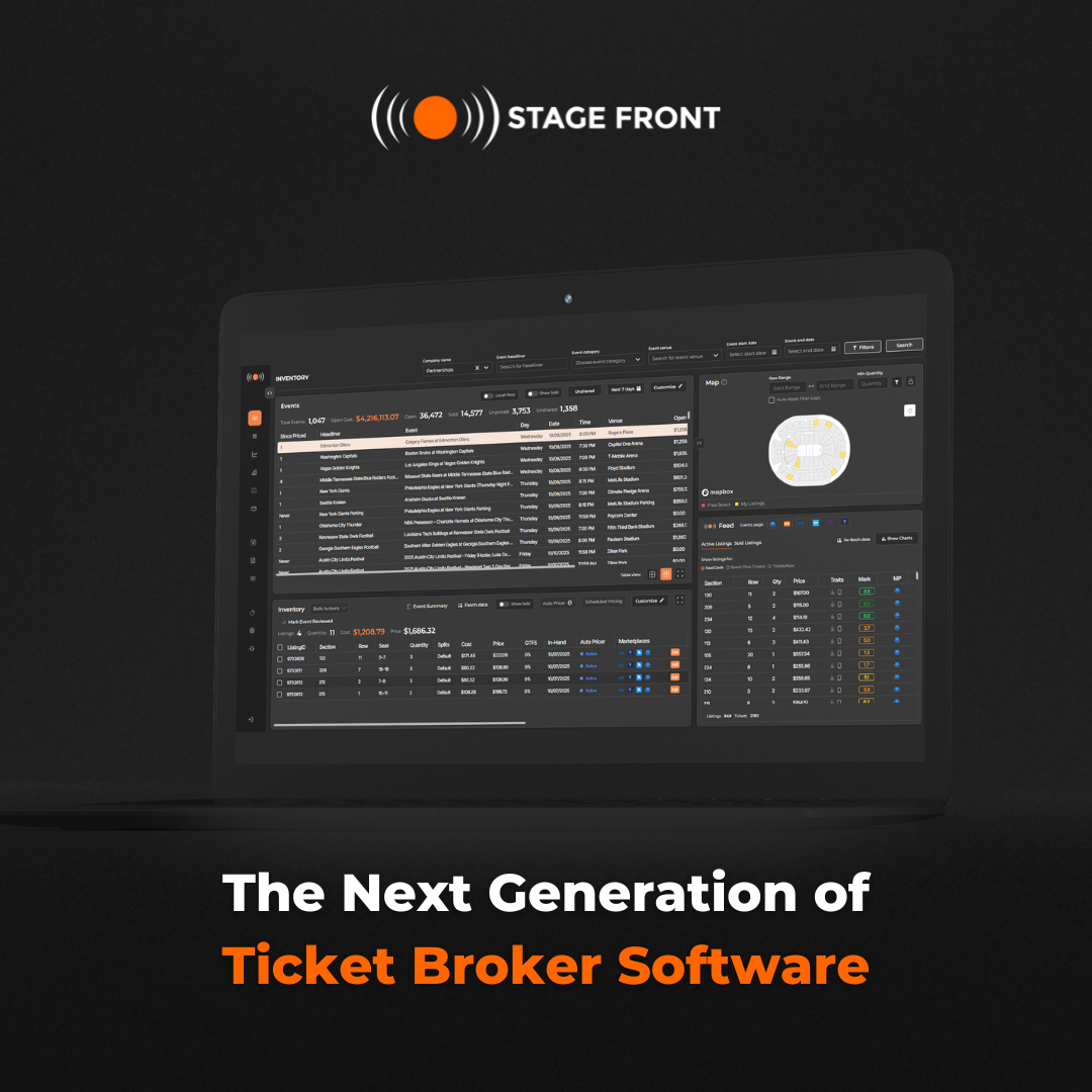 The Next Generation of Ticket Broker Software