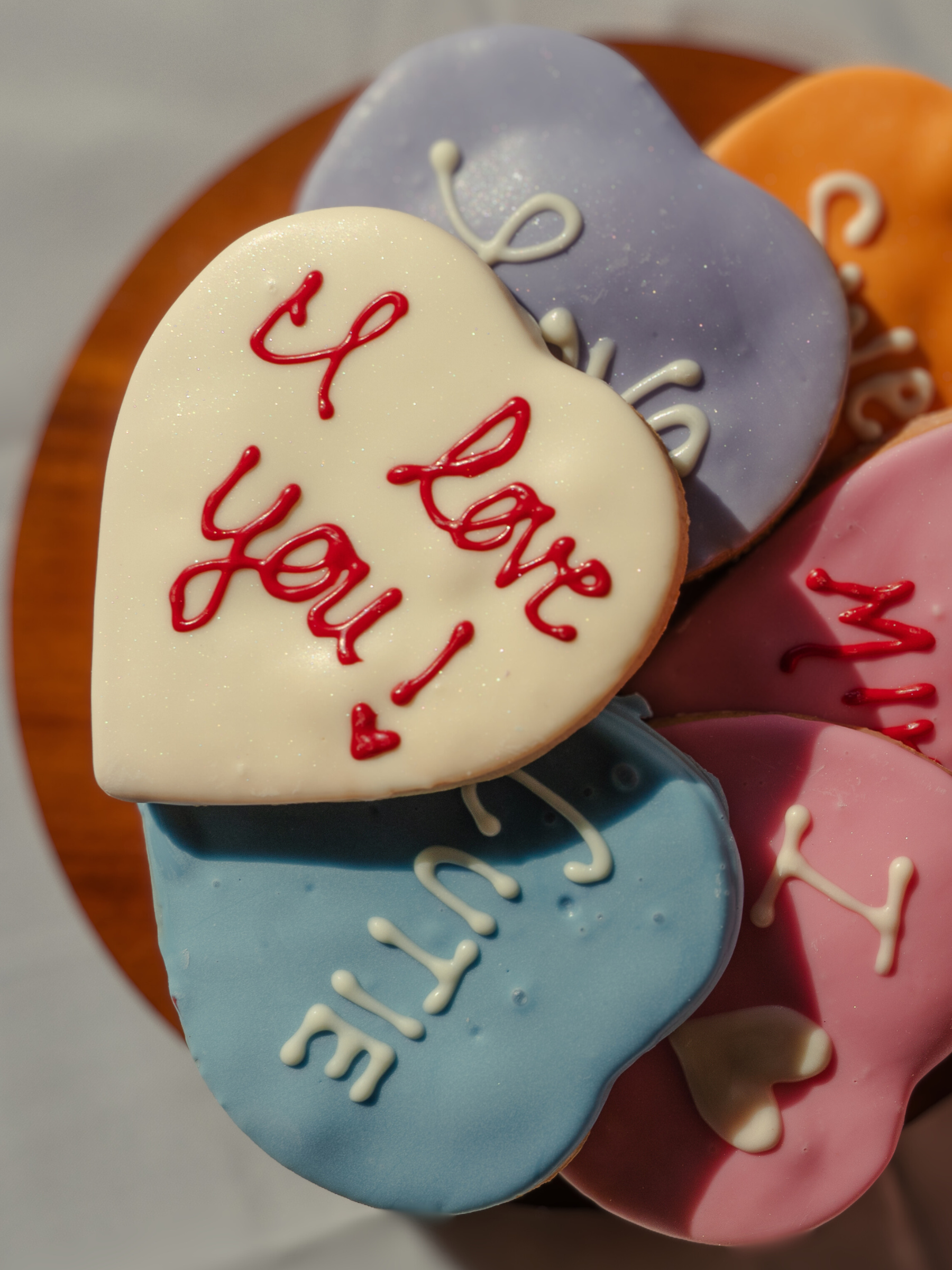 Conversation Heart Sugar Cookies