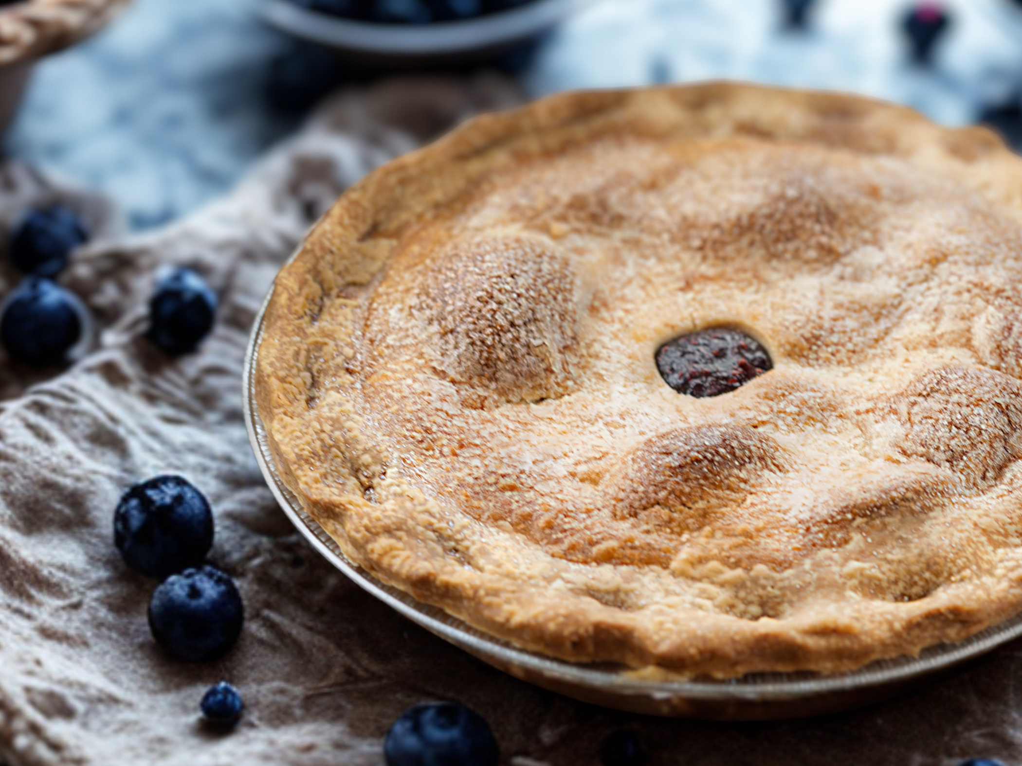 Gluten-Free Blueberry Pie