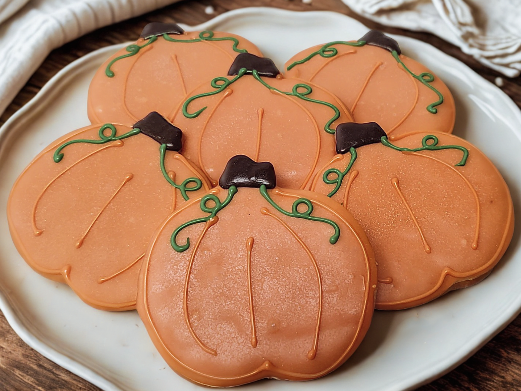Pumpkin Sugar Cookies (6)