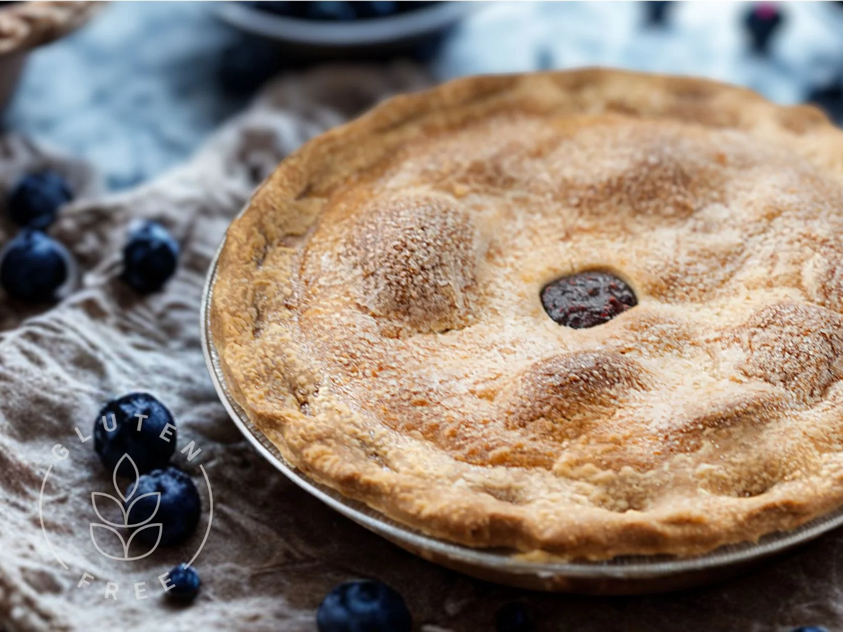 Gluten-Free Blueberry Pie