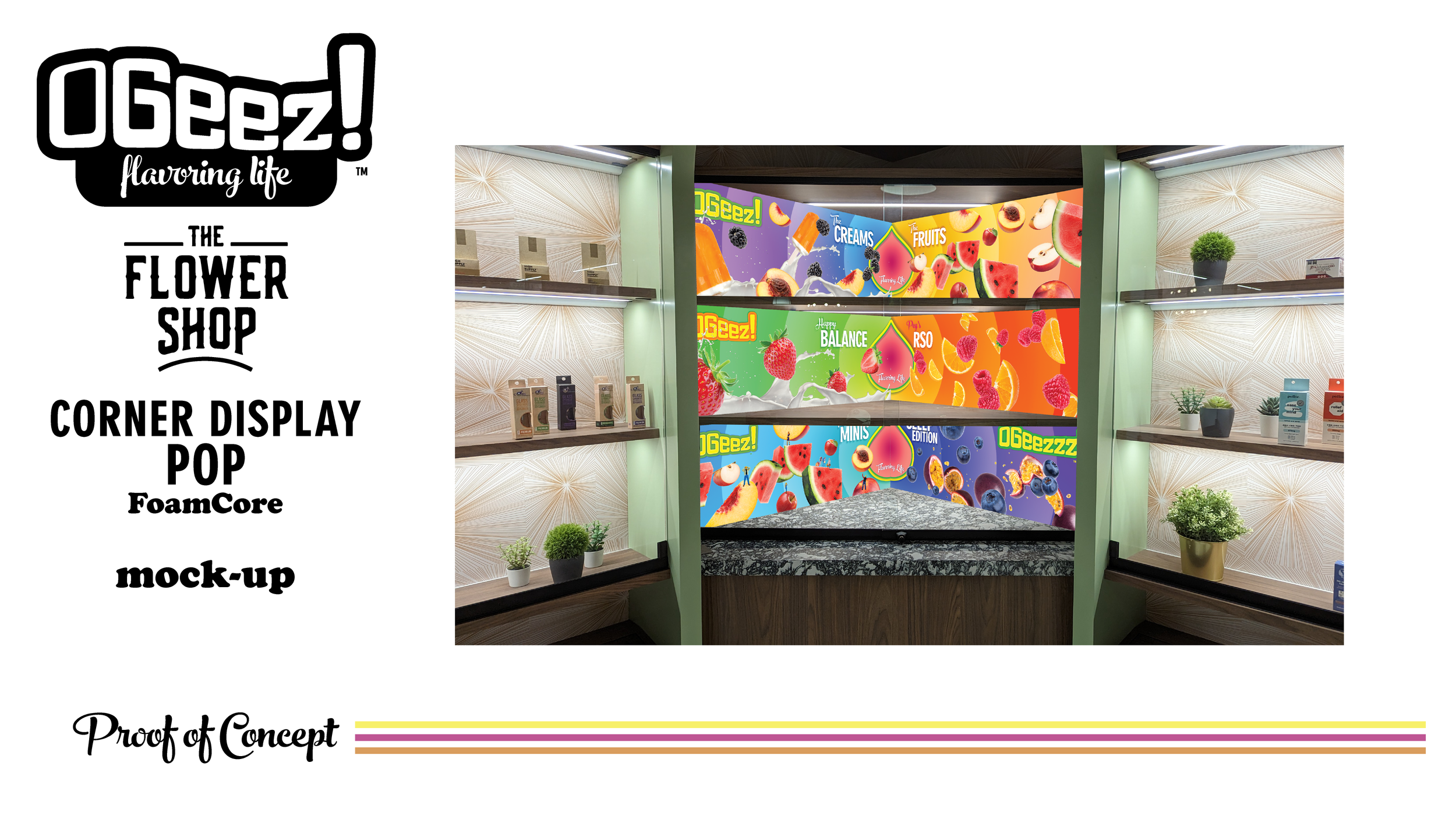 Corner Display Mock-up