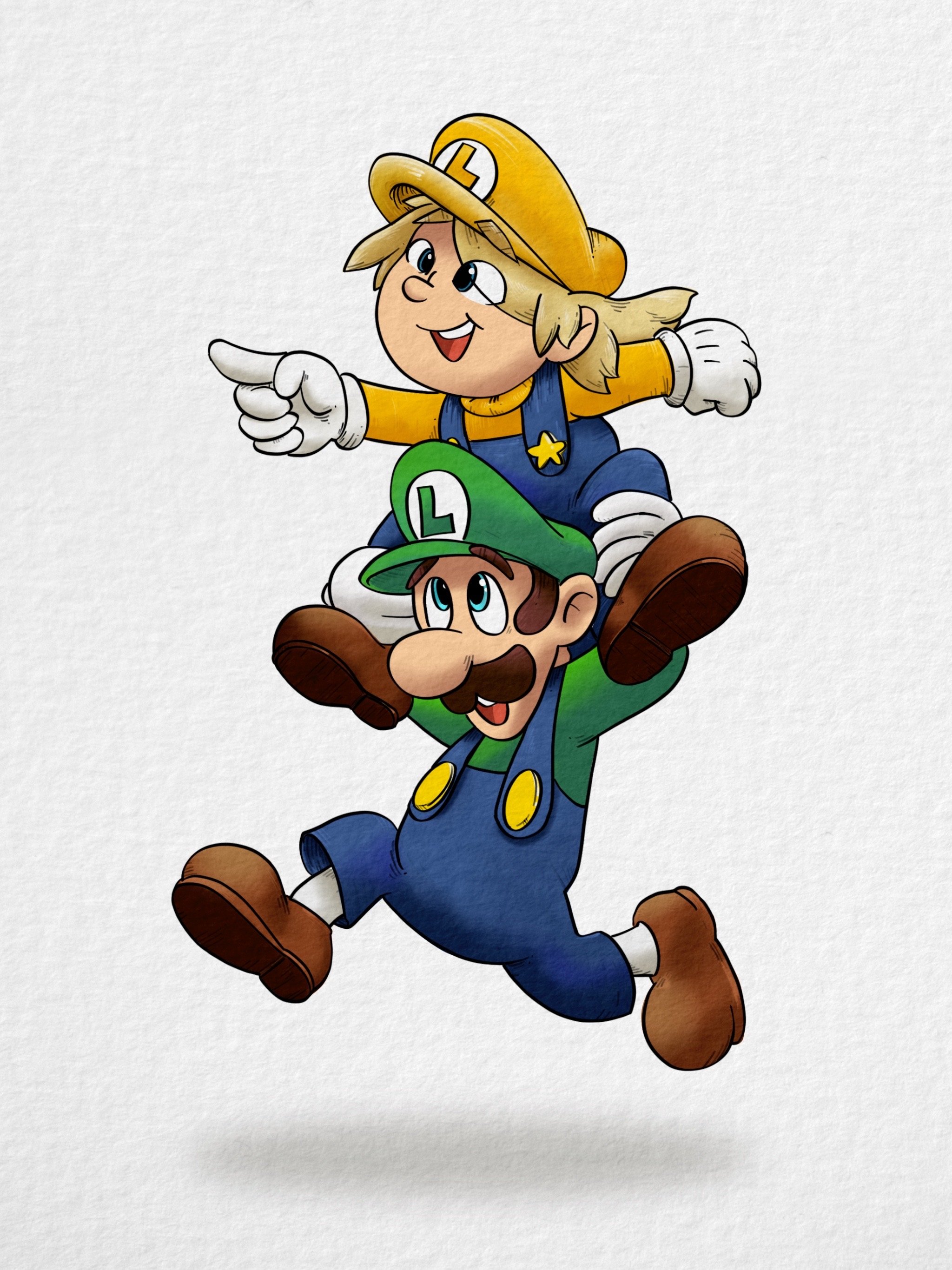 Lucy & Luigi Illustration