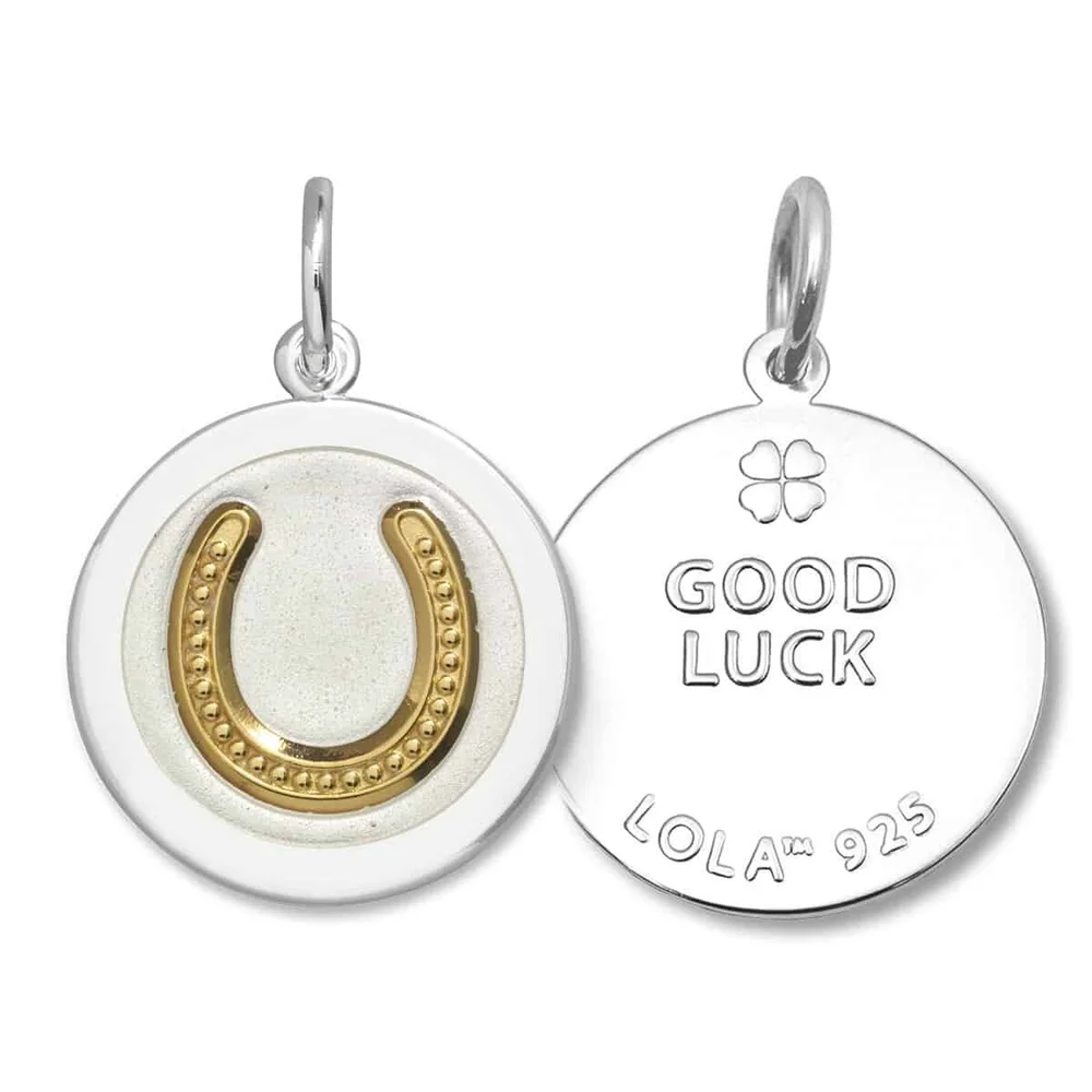Horseshoe Gold Pendant | Good Luck — Lola & Company