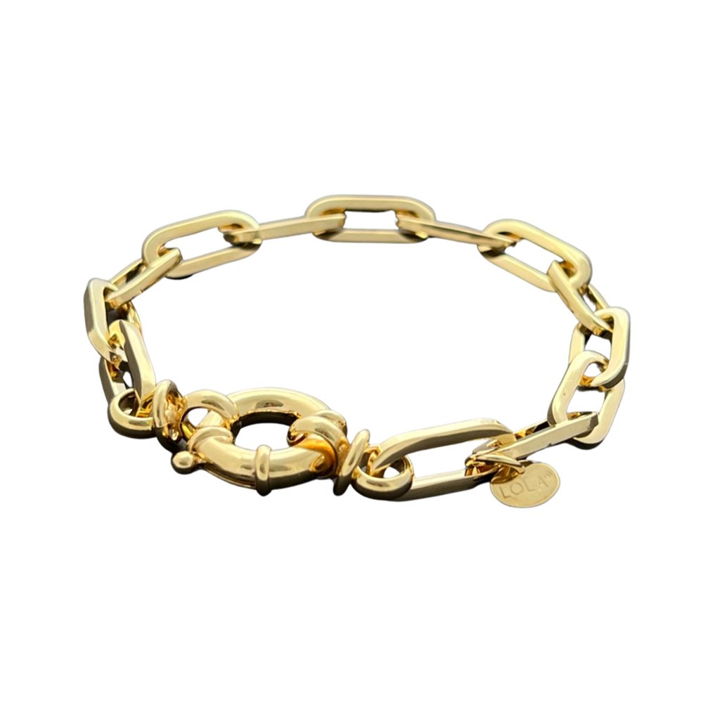 No 1C001 Double Wrap Gold Fringe Bracelet