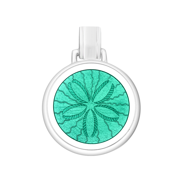 Sand Dollar Pendant My Heart Is In The Sands — Lola & Company