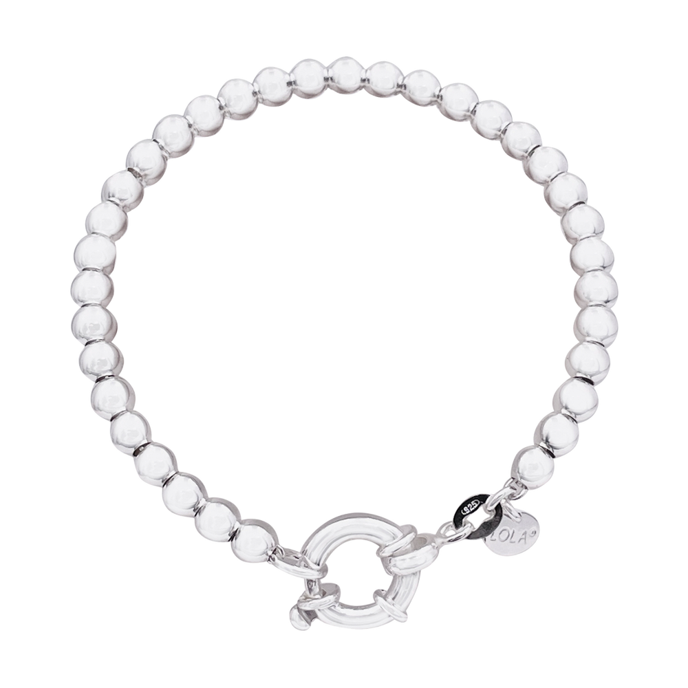 Mini Beads Bracelet - Leila Sterling Silver