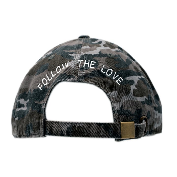 Hat Love Shack Newport Gray Camo Distressed — Lola & Company display picture 3